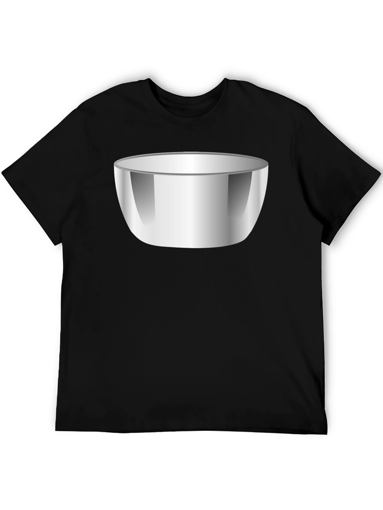 Bowl Graphic T-Shirt - Black Cotton Tee