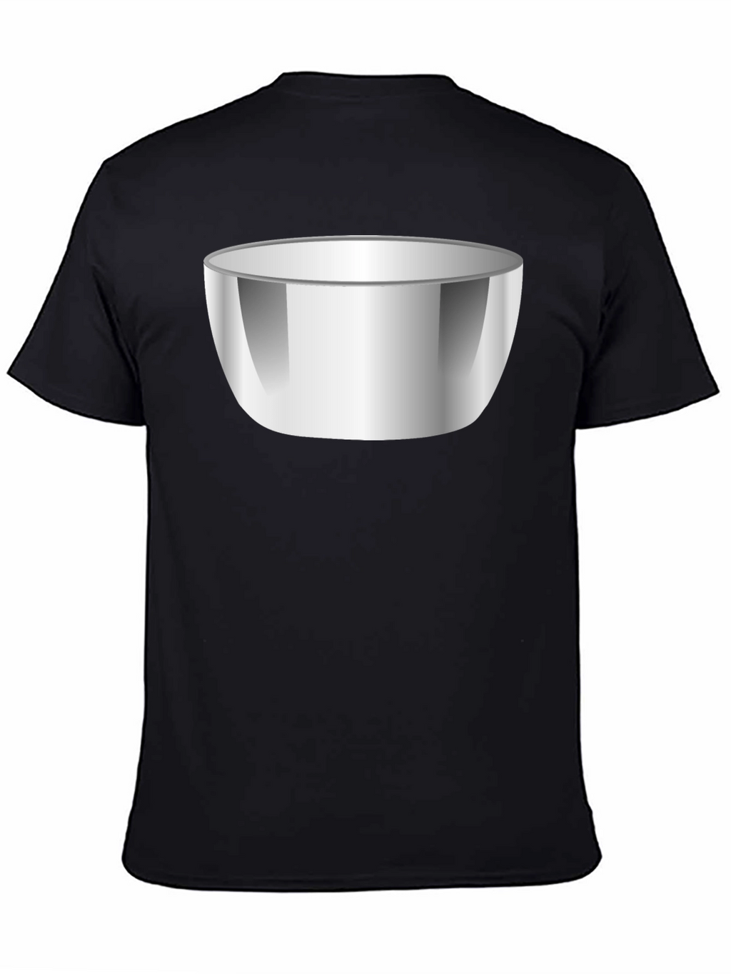 Bowl Graphic T-Shirt - Black Cotton Tee