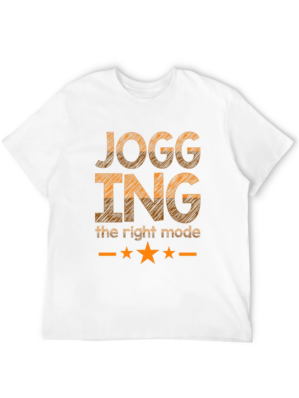 Jogging - The Right Mode Black Graphic T-Shirt