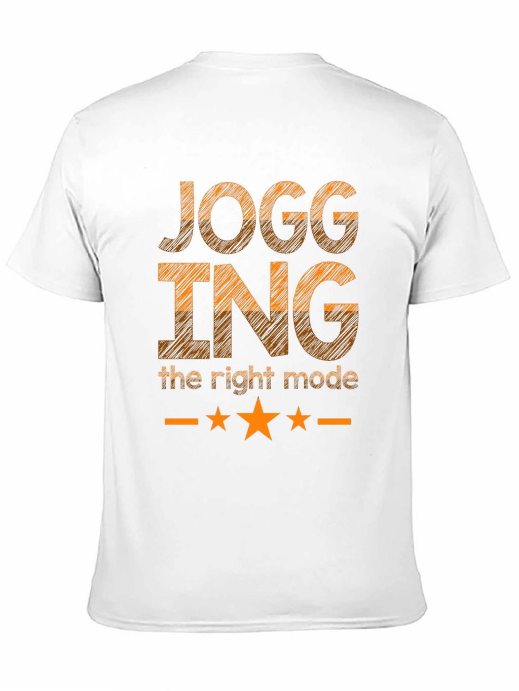 Jogging - The Right Mode Black Graphic T-Shirt