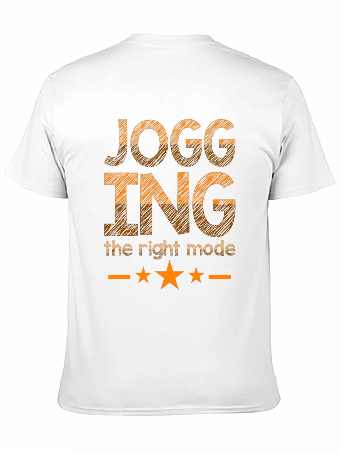 Jogging - The Right Mode Black Graphic T-Shirt
