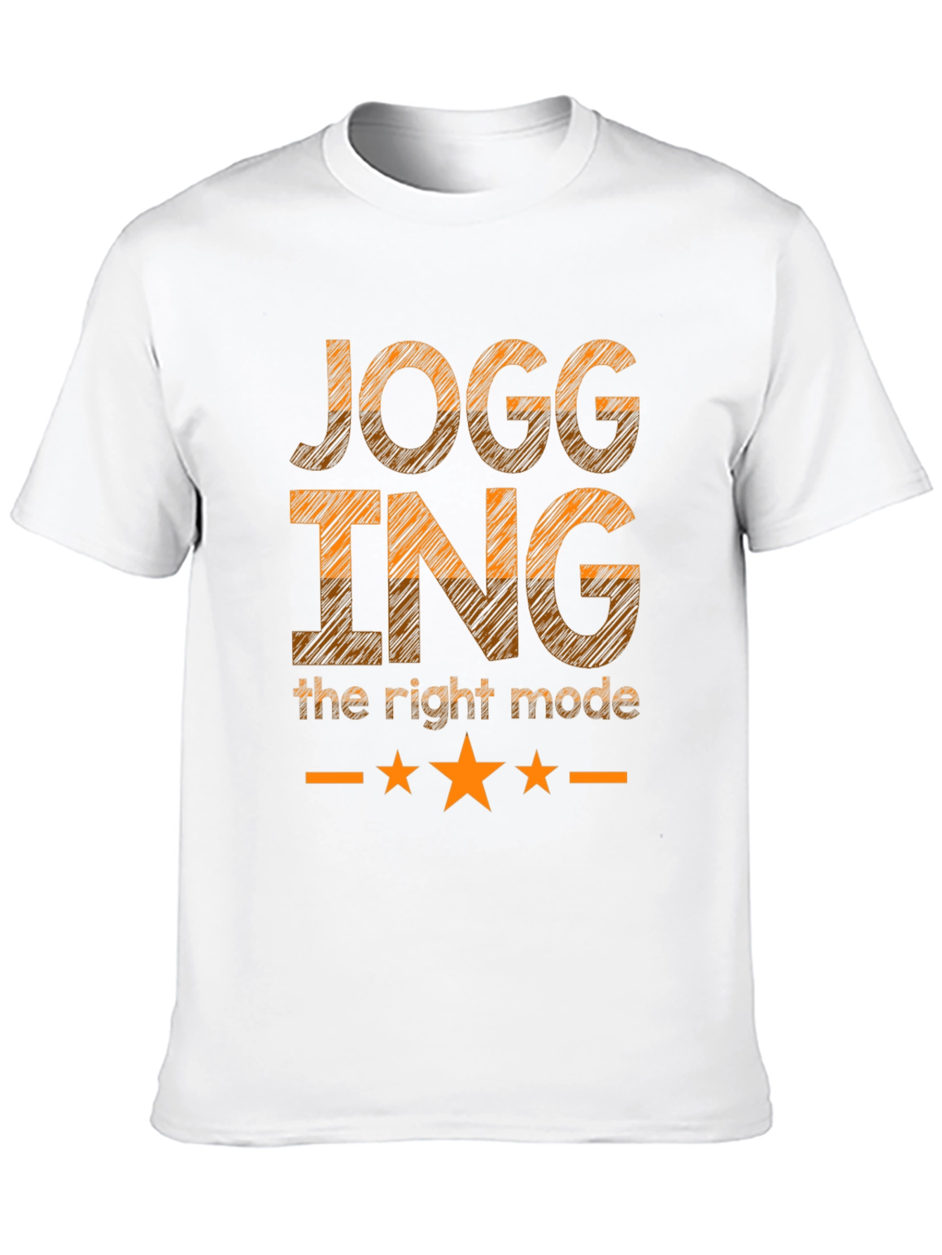 Jogging - The Right Mode Black Graphic T-Shirt