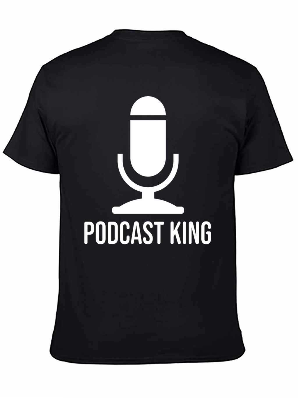 Podcast King Graphic Tee - Black
