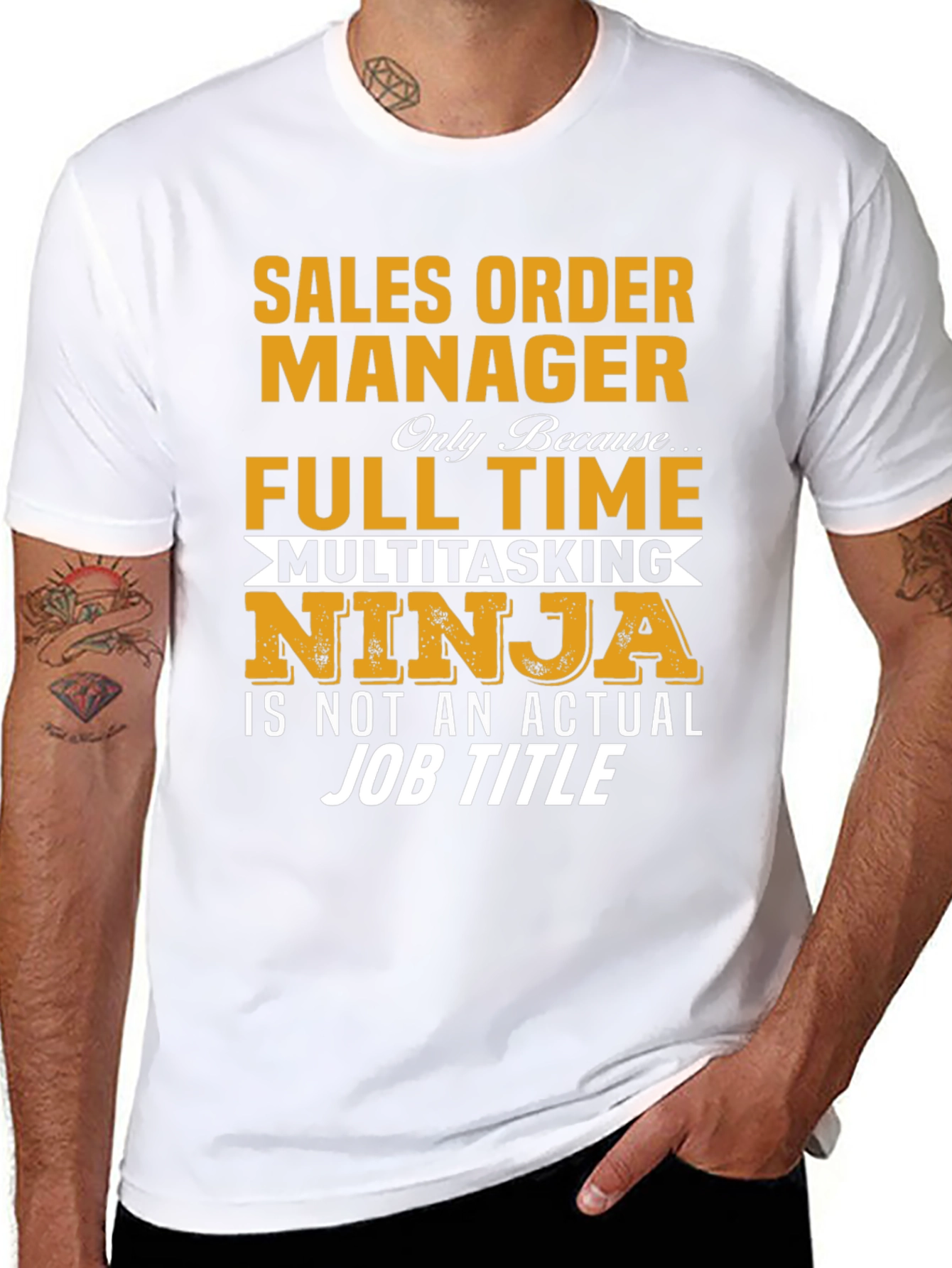Sales Order Manager Full Time Multitasking Ninja T-Shirt