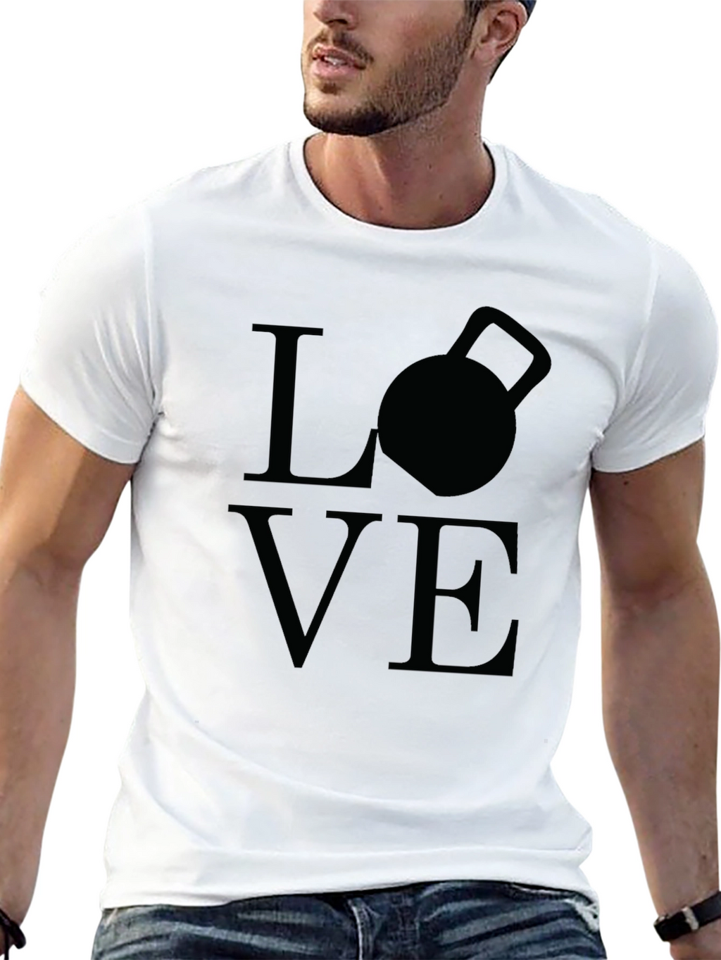LOVE Kettlebell Black T-Shirt