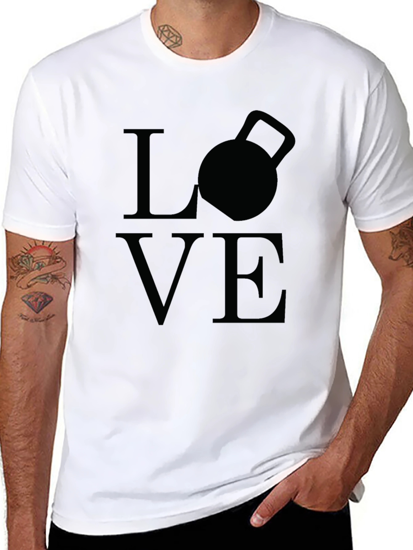LOVE Kettlebell Black T-Shirt