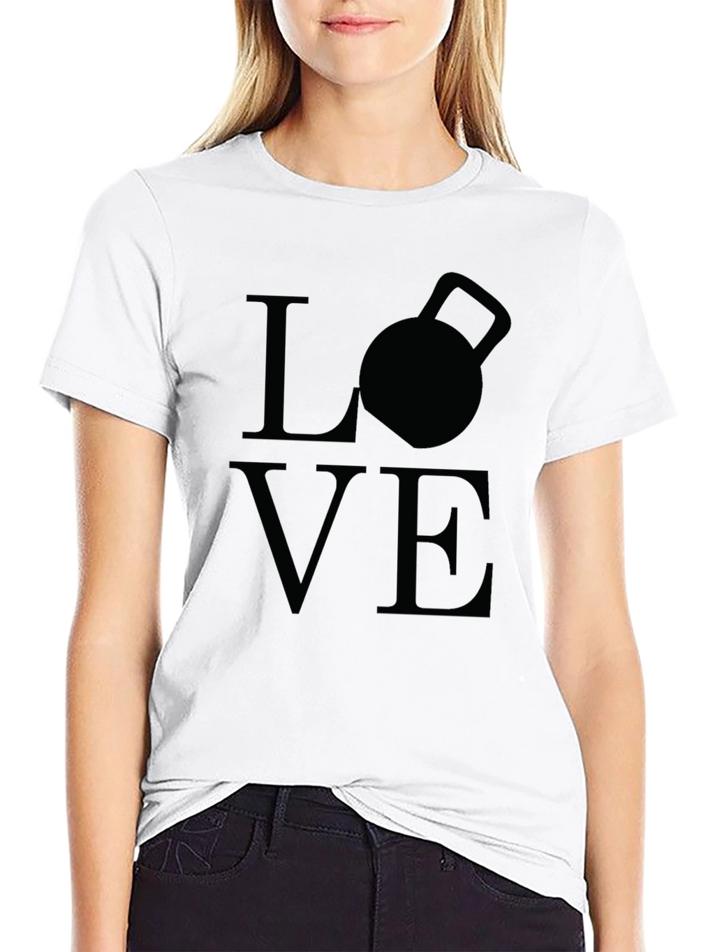 LOVE Kettlebell Black T-Shirt