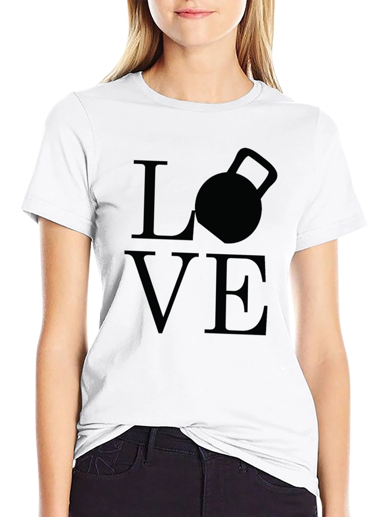 LOVE Kettlebell Black T-Shirt