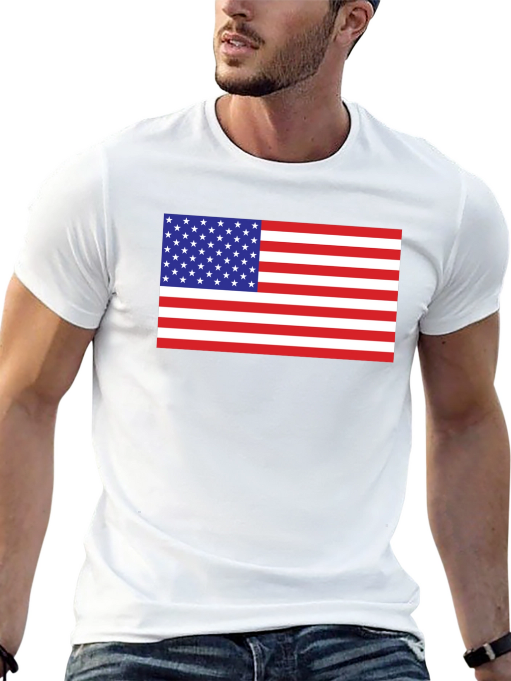 American Flag Graphic Tee - Patriotic Pride