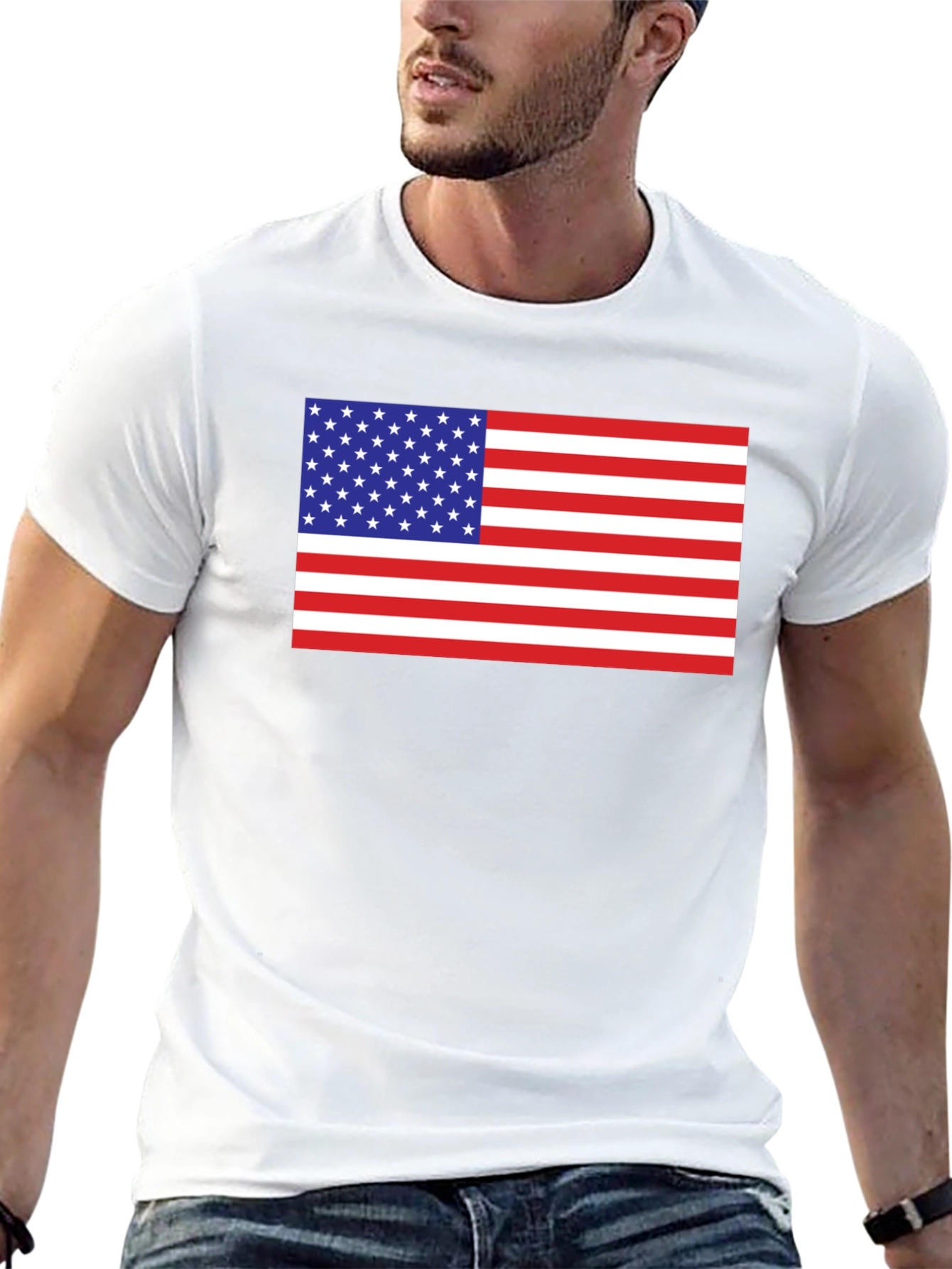American Flag Graphic Tee - Patriotic Pride
