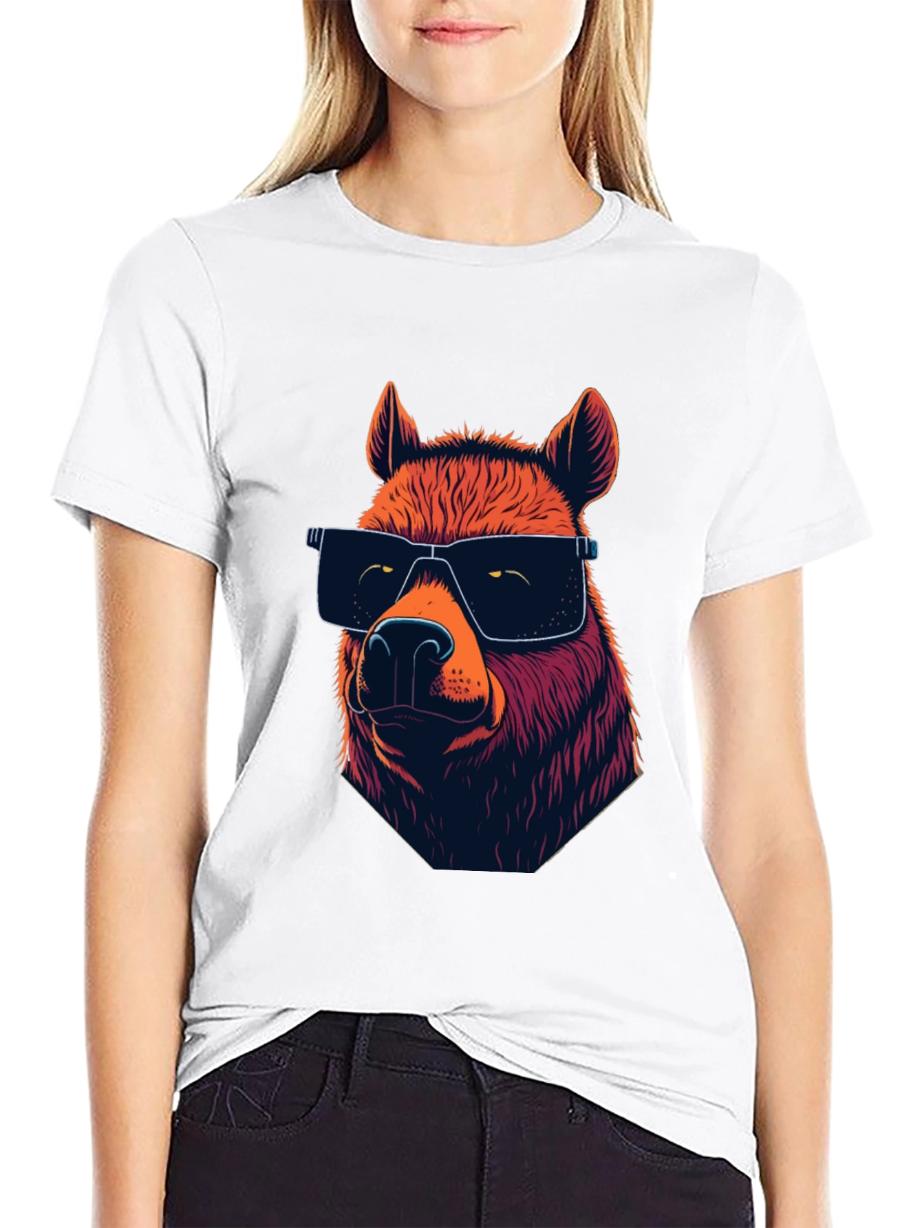 Cool Bear Graphic T-Shirt - Unisex Black Tee