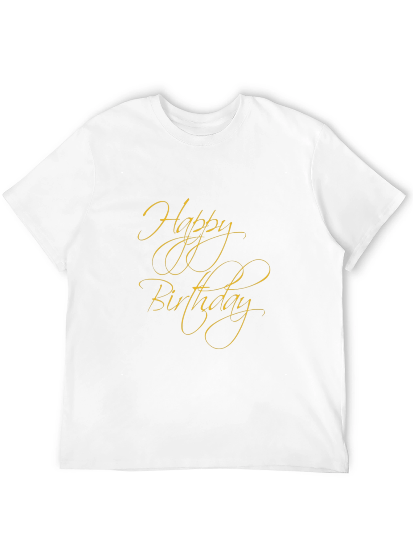 Happy Birthday Black T-Shirt