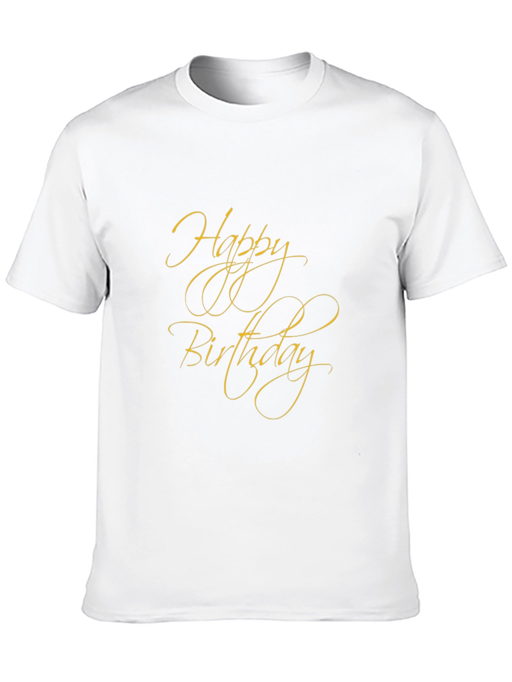 Happy Birthday Black T-Shirt