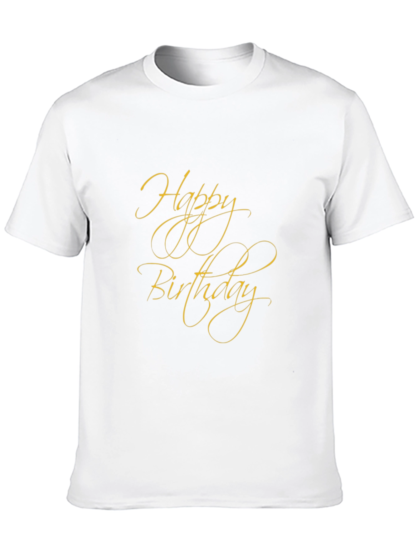 Happy Birthday Black T-Shirt