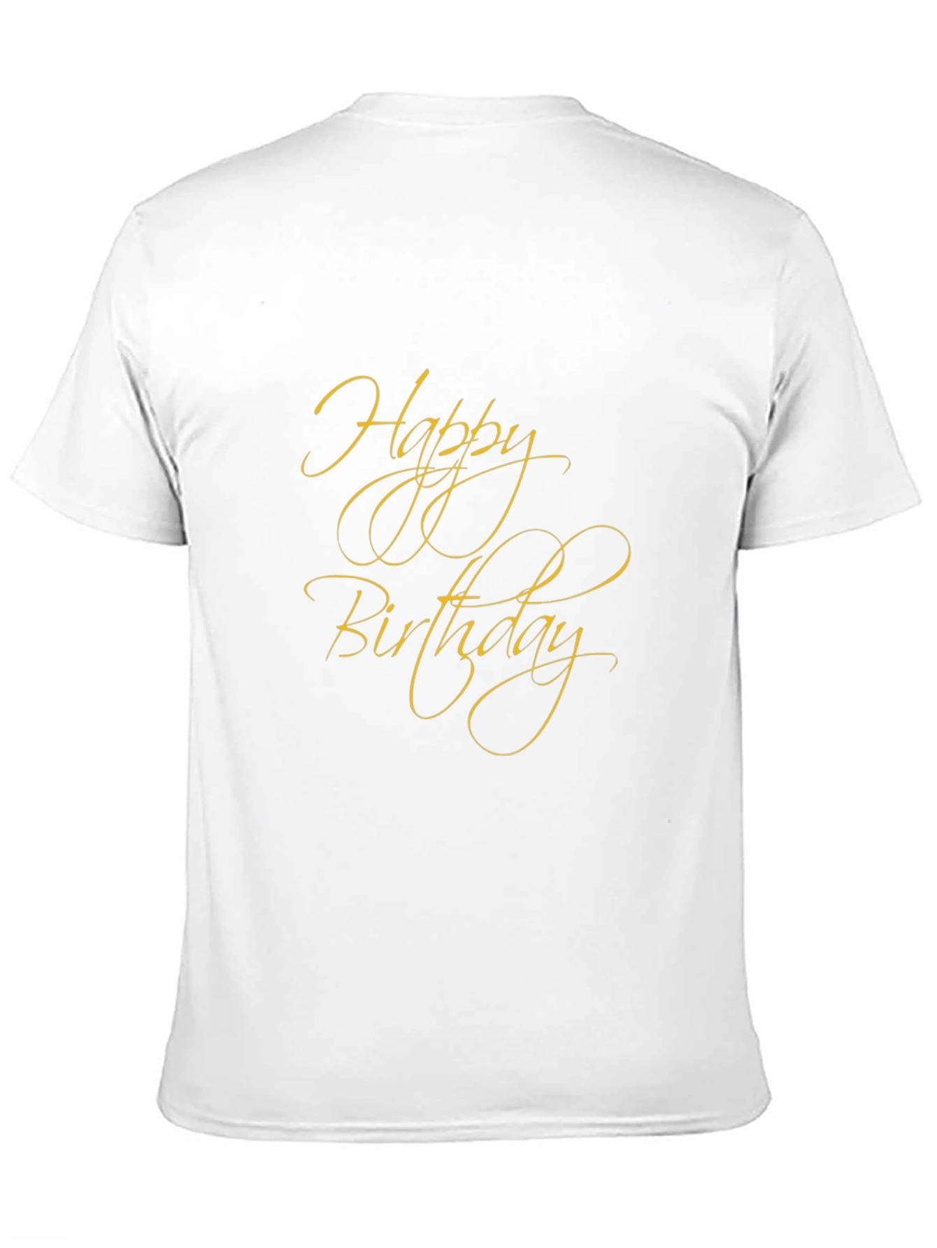 Happy Birthday Black T-Shirt