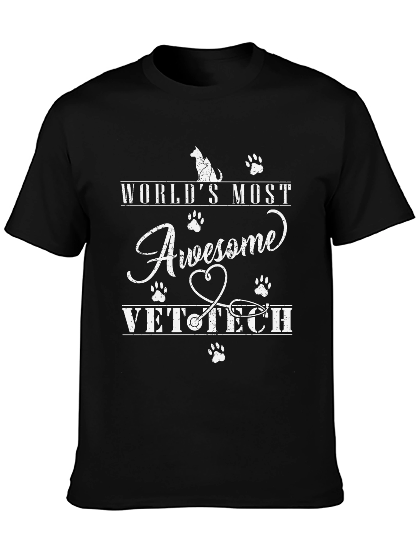 Awesome Vet Tech T-Shirt - Gift for Veterinary Technicians