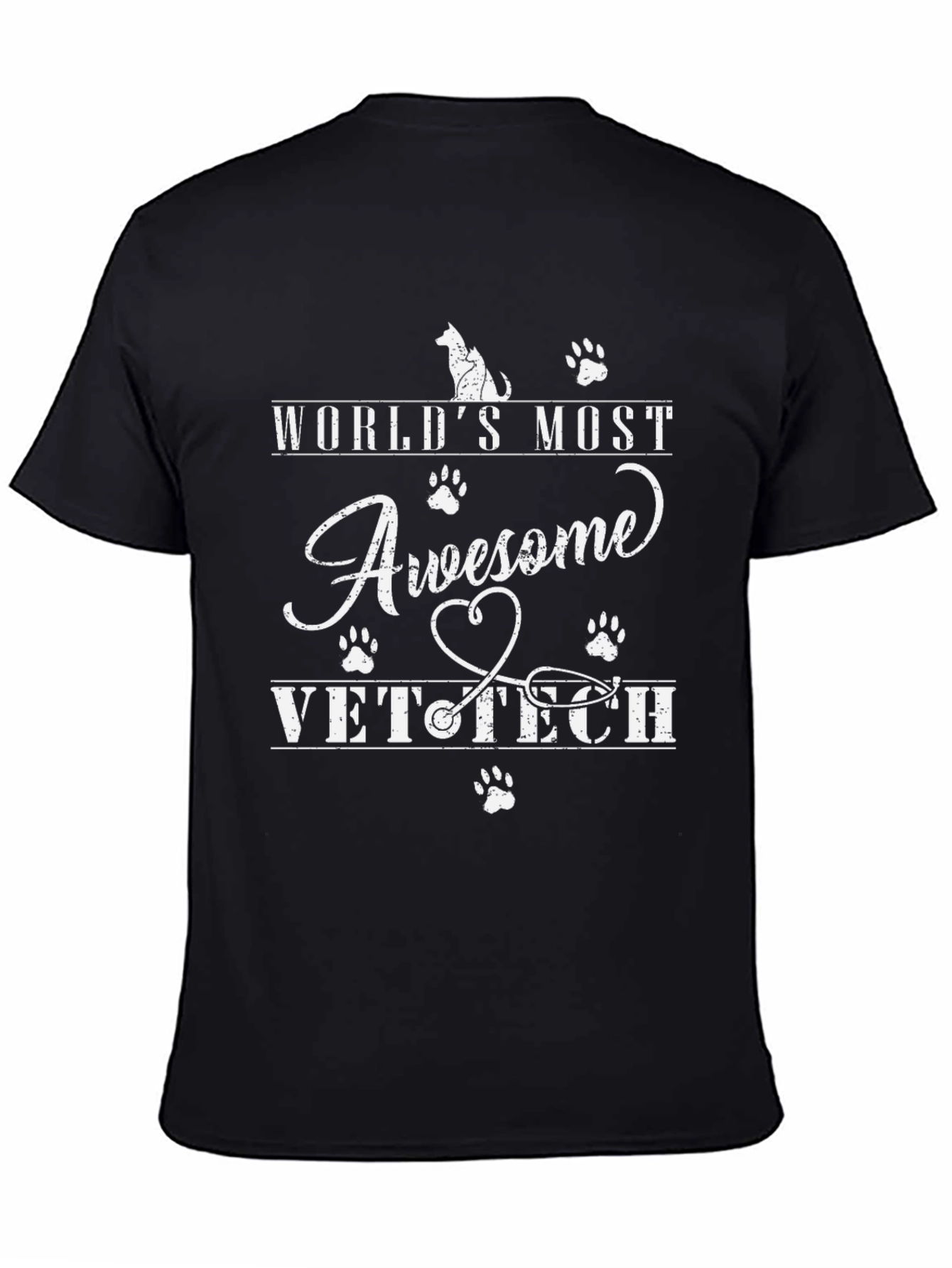 Awesome Vet Tech T-Shirt - Gift for Veterinary Technicians