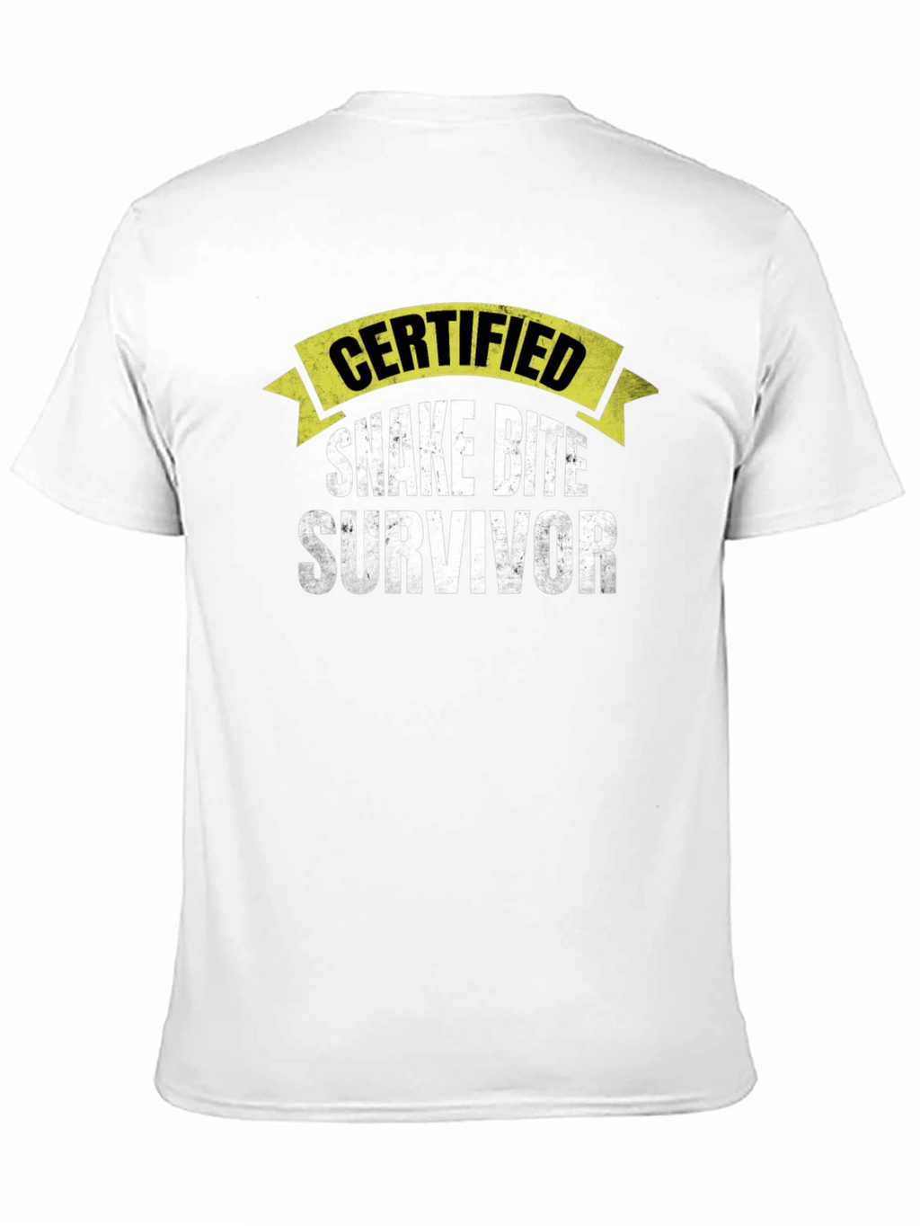 Certified Snake Bite Survivor Novelty T-Shirt