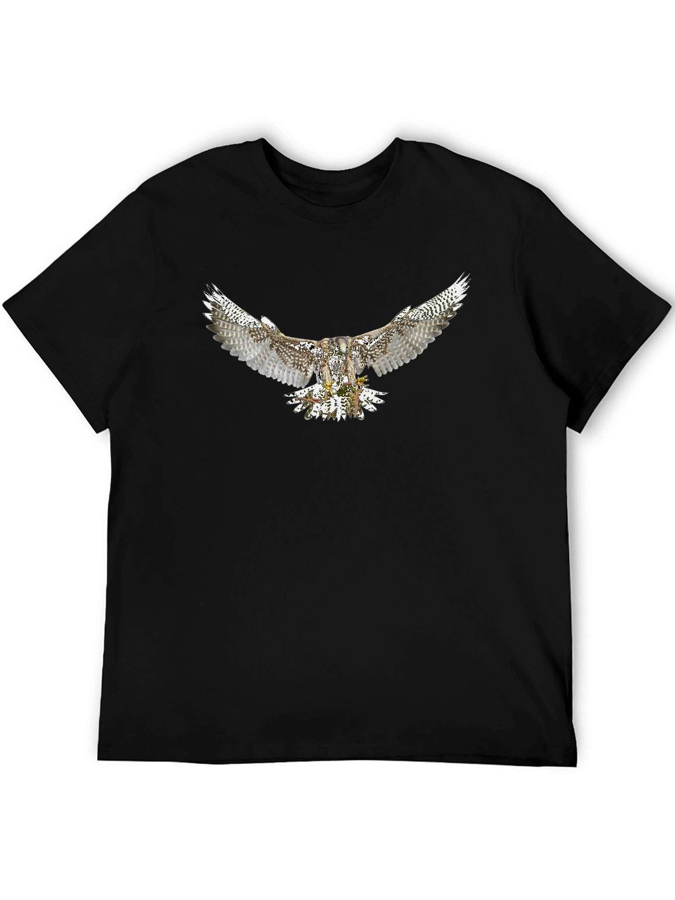Eagle Graphic Black T-Shirt | Mens
