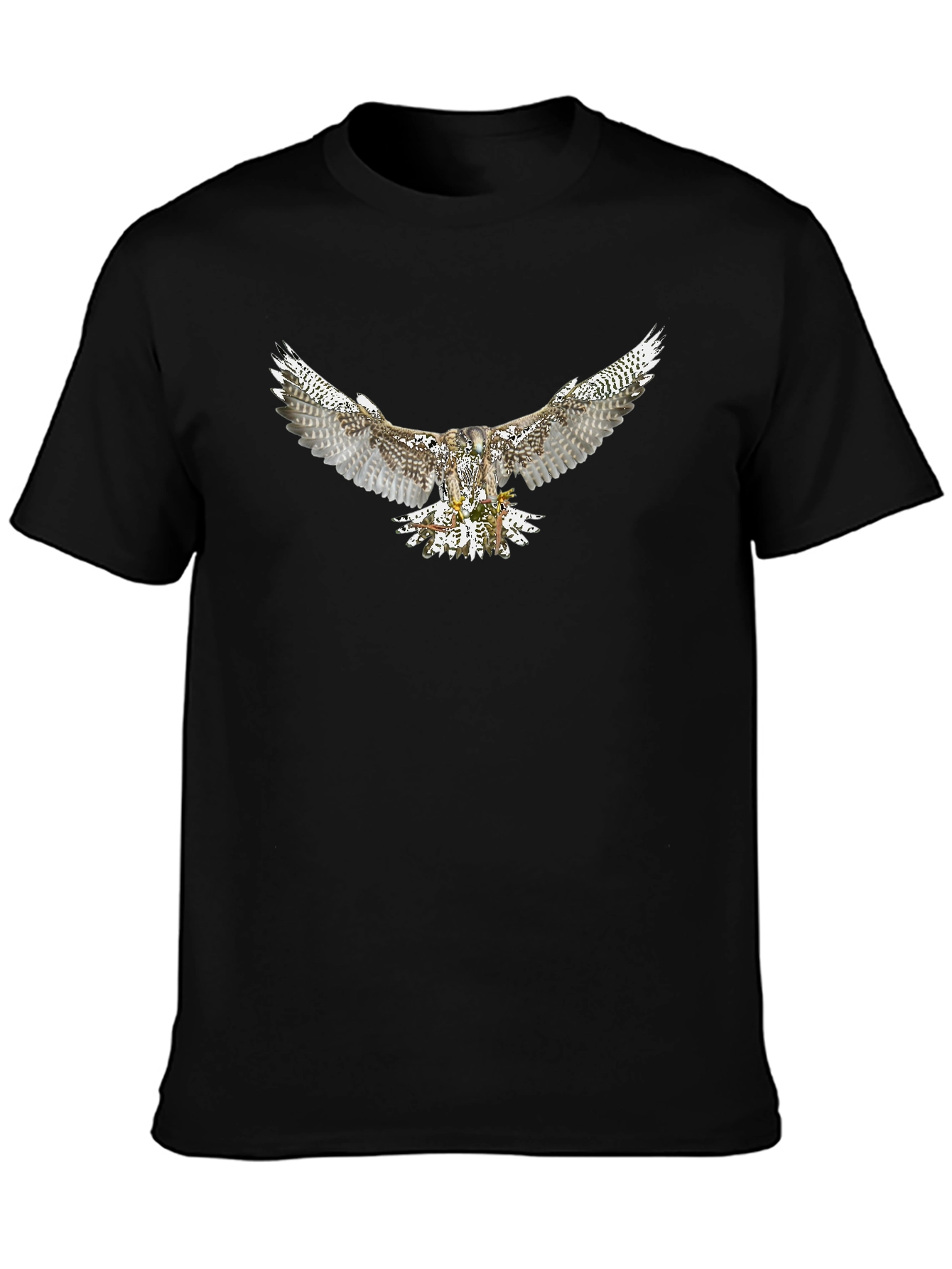 Eagle Graphic Black T-Shirt | Mens