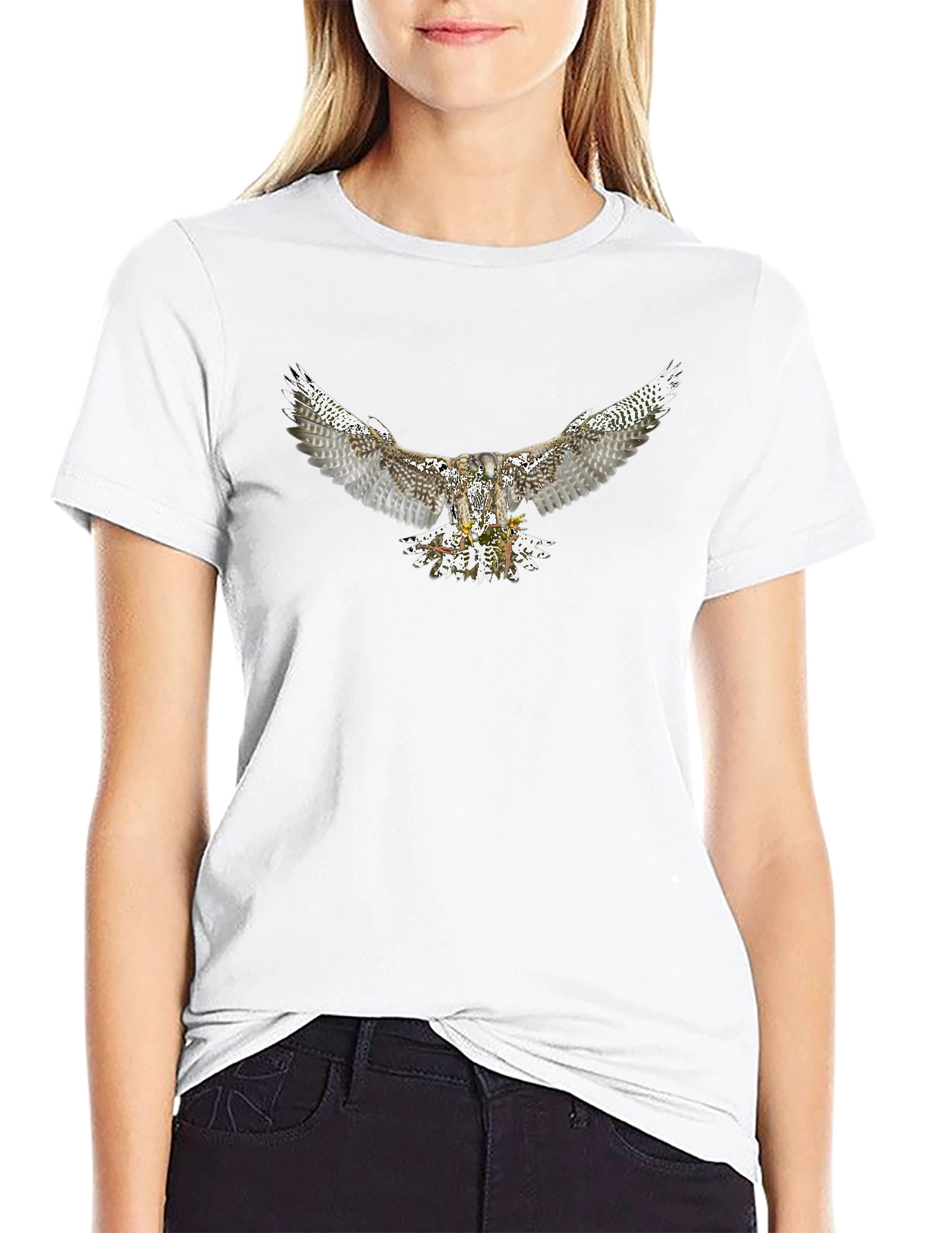 Eagle Graphic Black T-Shirt | Mens