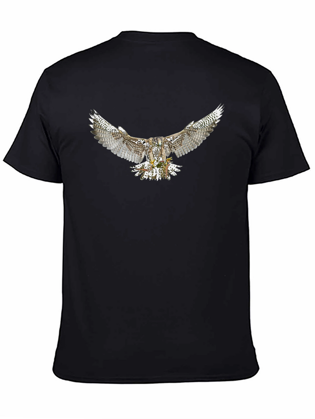 Eagle Graphic Black T-Shirt | Mens