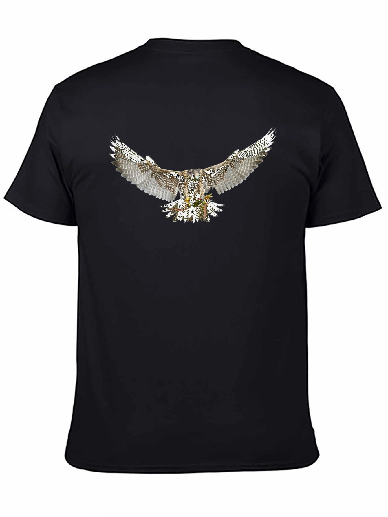 Eagle Graphic Black T-Shirt | Mens