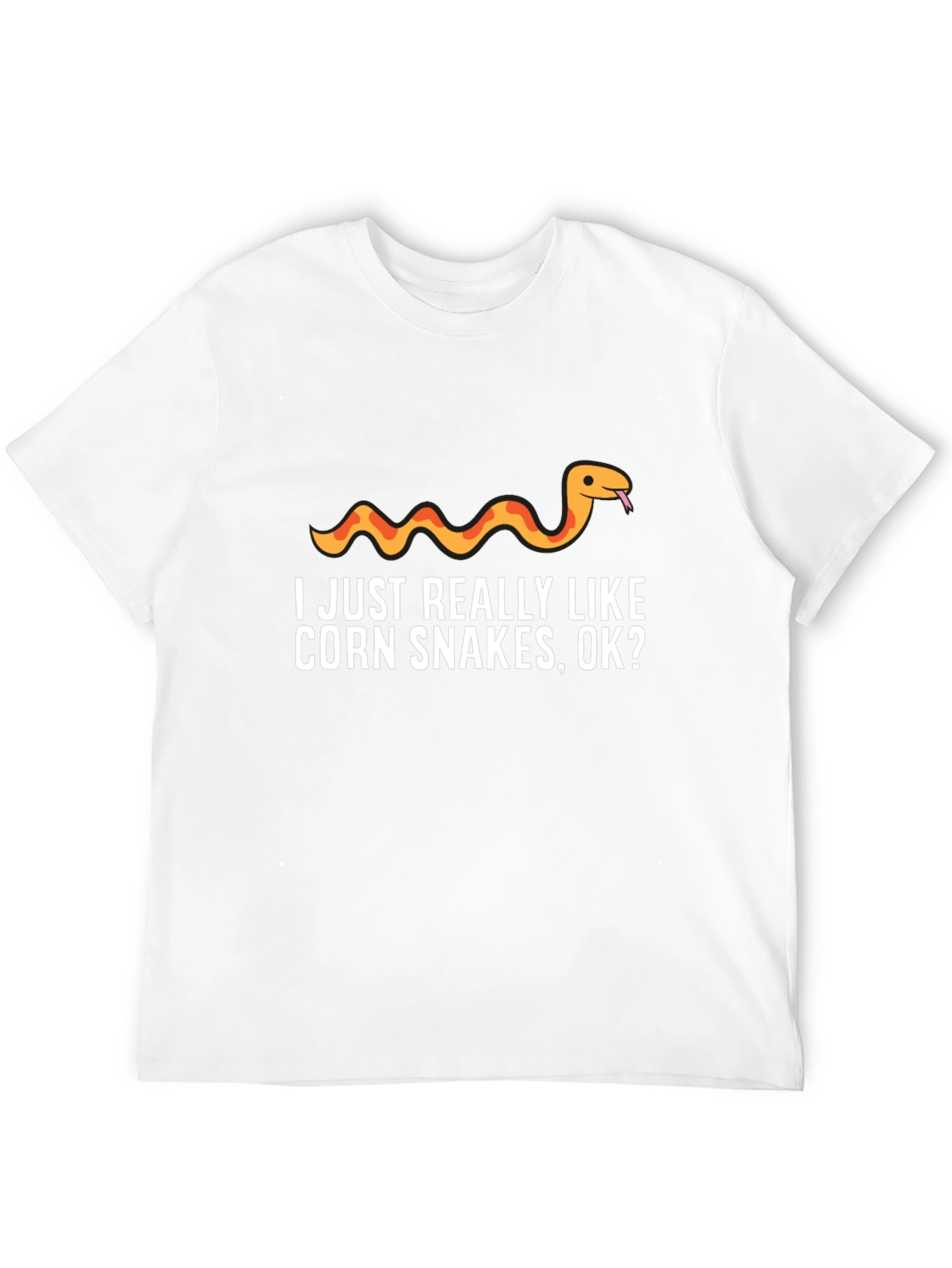 Corn Snake Lover T-Shirt - I Just Really Like Corn Snakes OK?