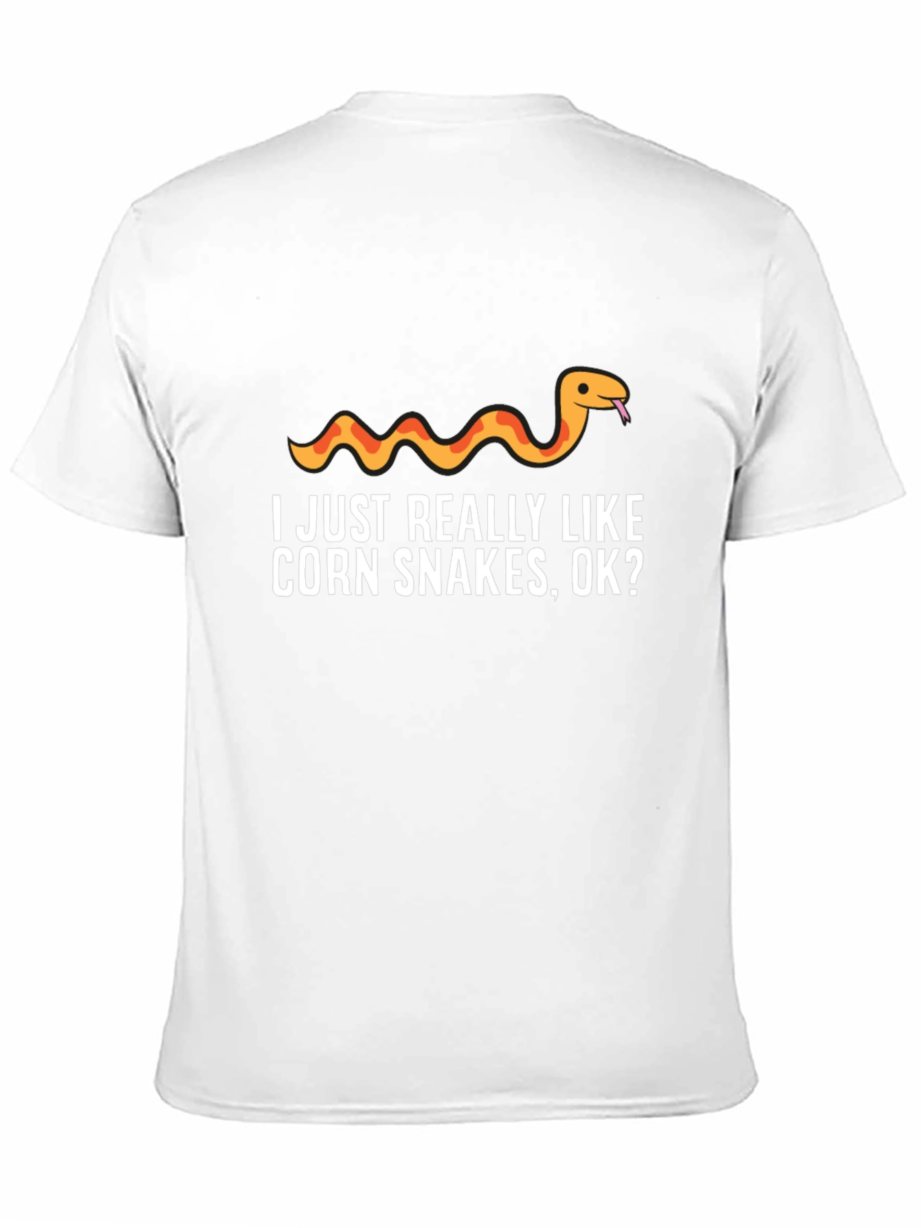Corn Snake Lover T-Shirt - I Just Really Like Corn Snakes OK?