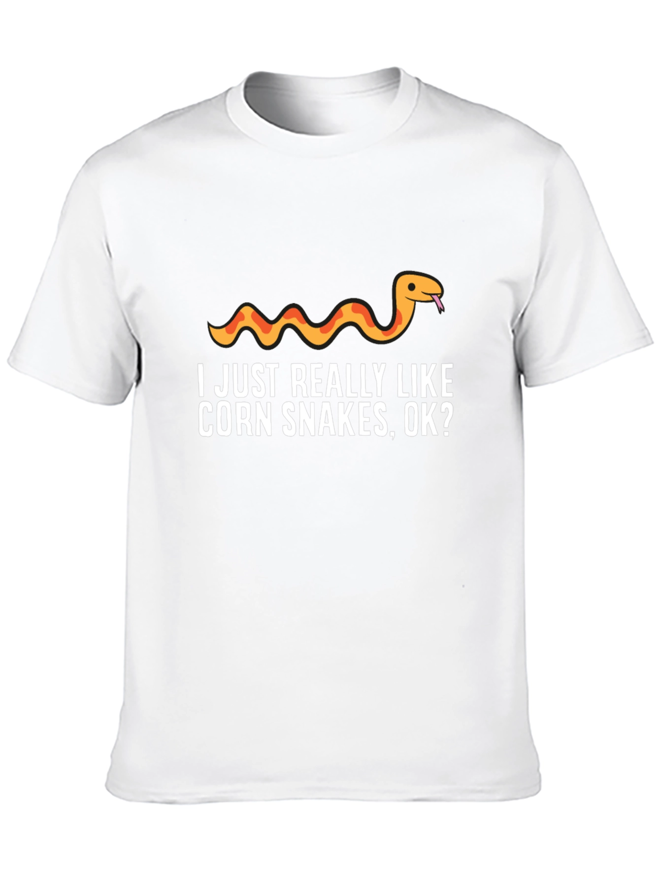 Corn Snake Lover T-Shirt - I Just Really Like Corn Snakes OK?