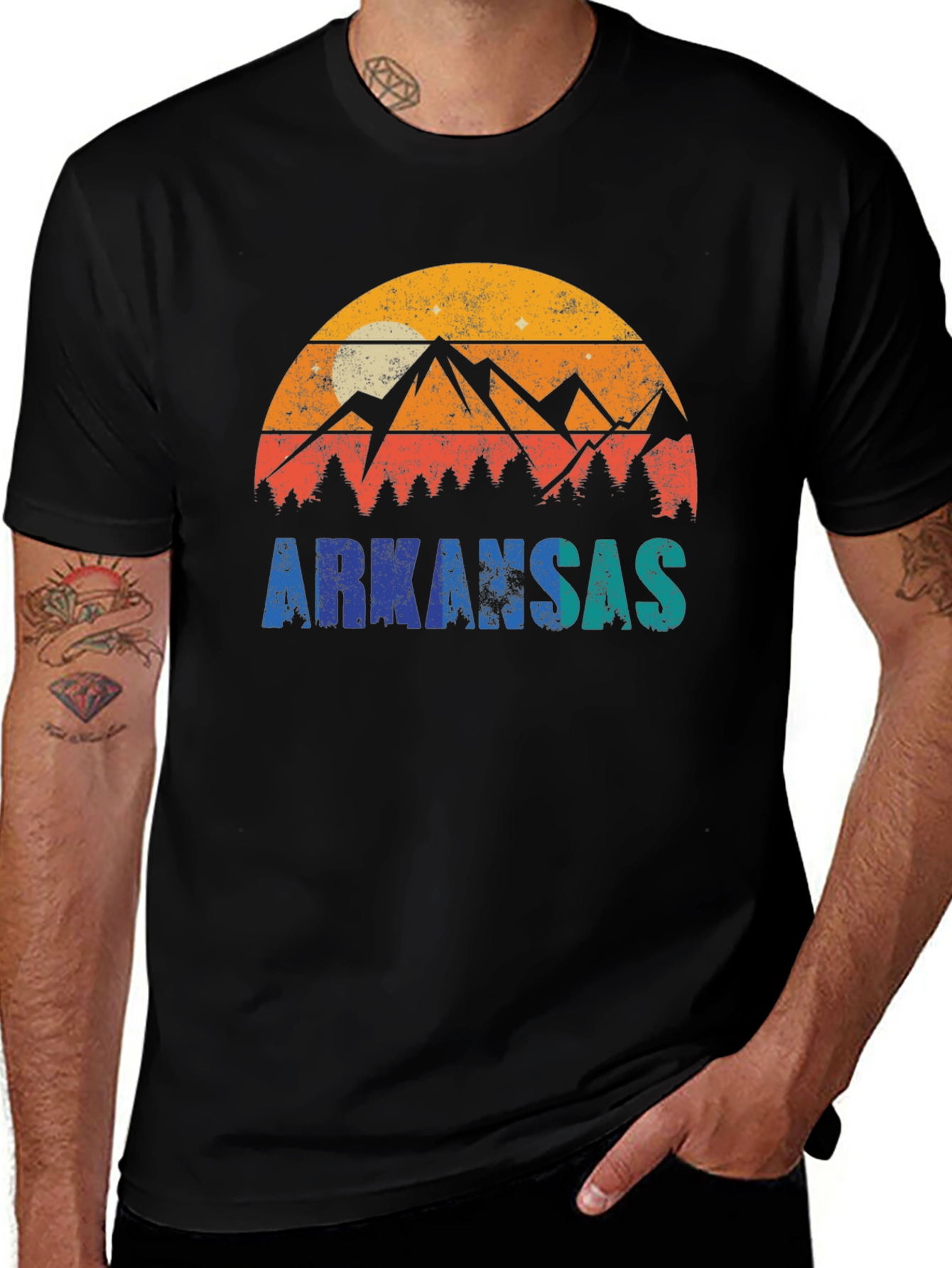Arkansas Vintage Mountain T-Shirt