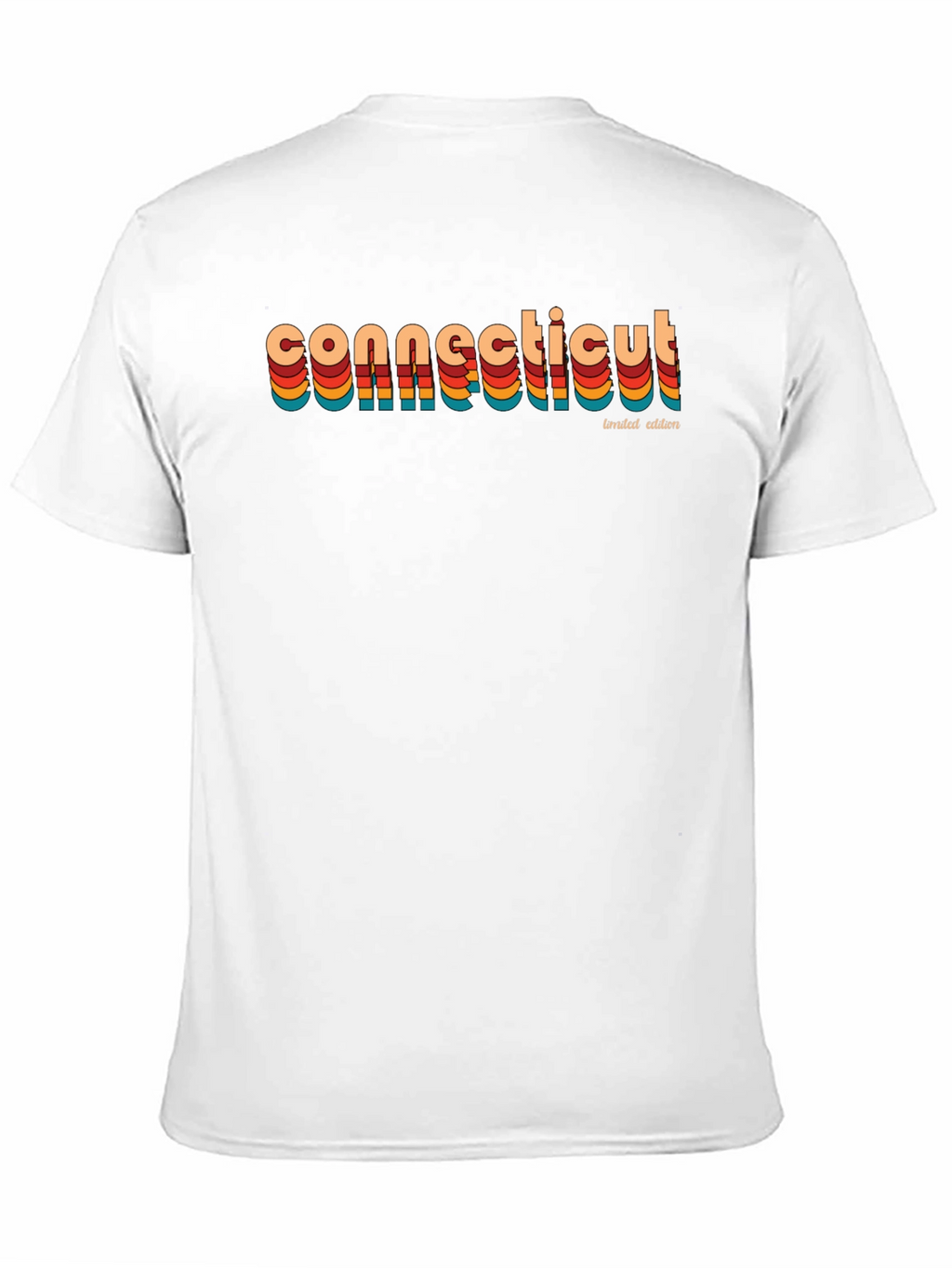 Connecticut Retro Limited Edition Black T-Shirt