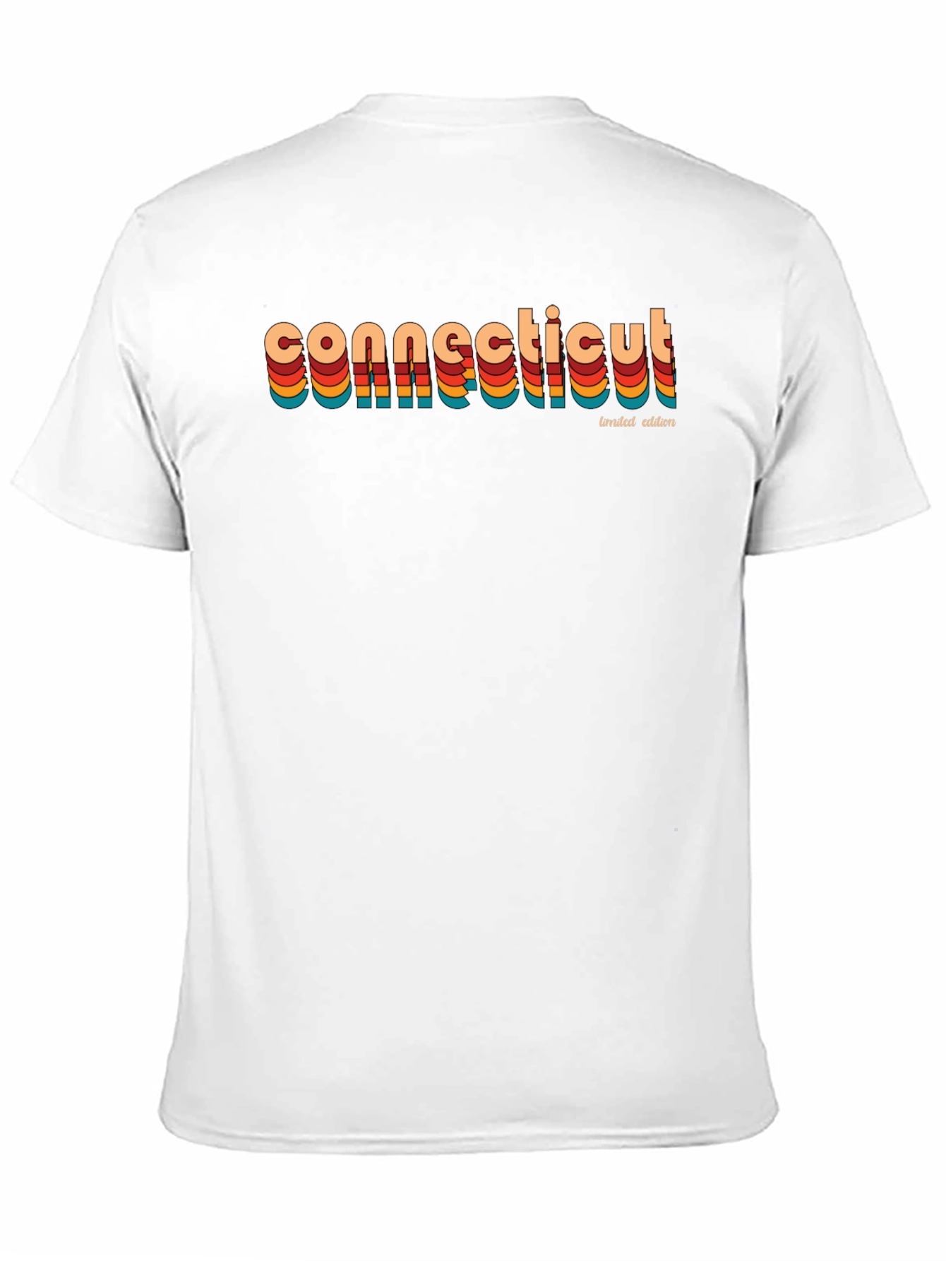 Connecticut Retro Limited Edition Black T-Shirt