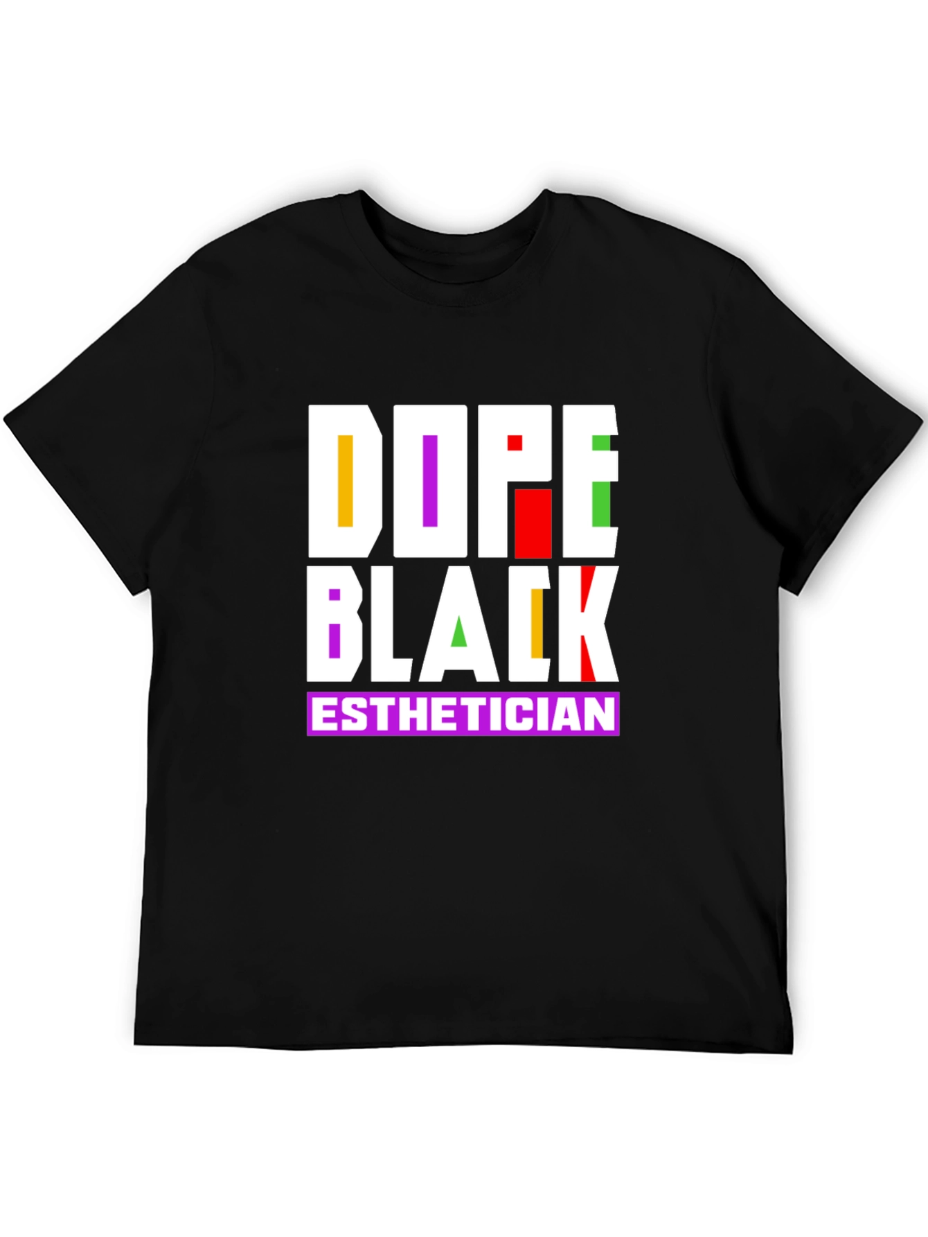 Dope Black Esthetician Graphic Tee