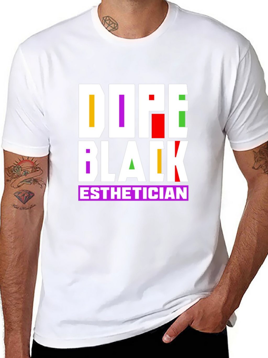 Dope Black Esthetician Graphic Tee