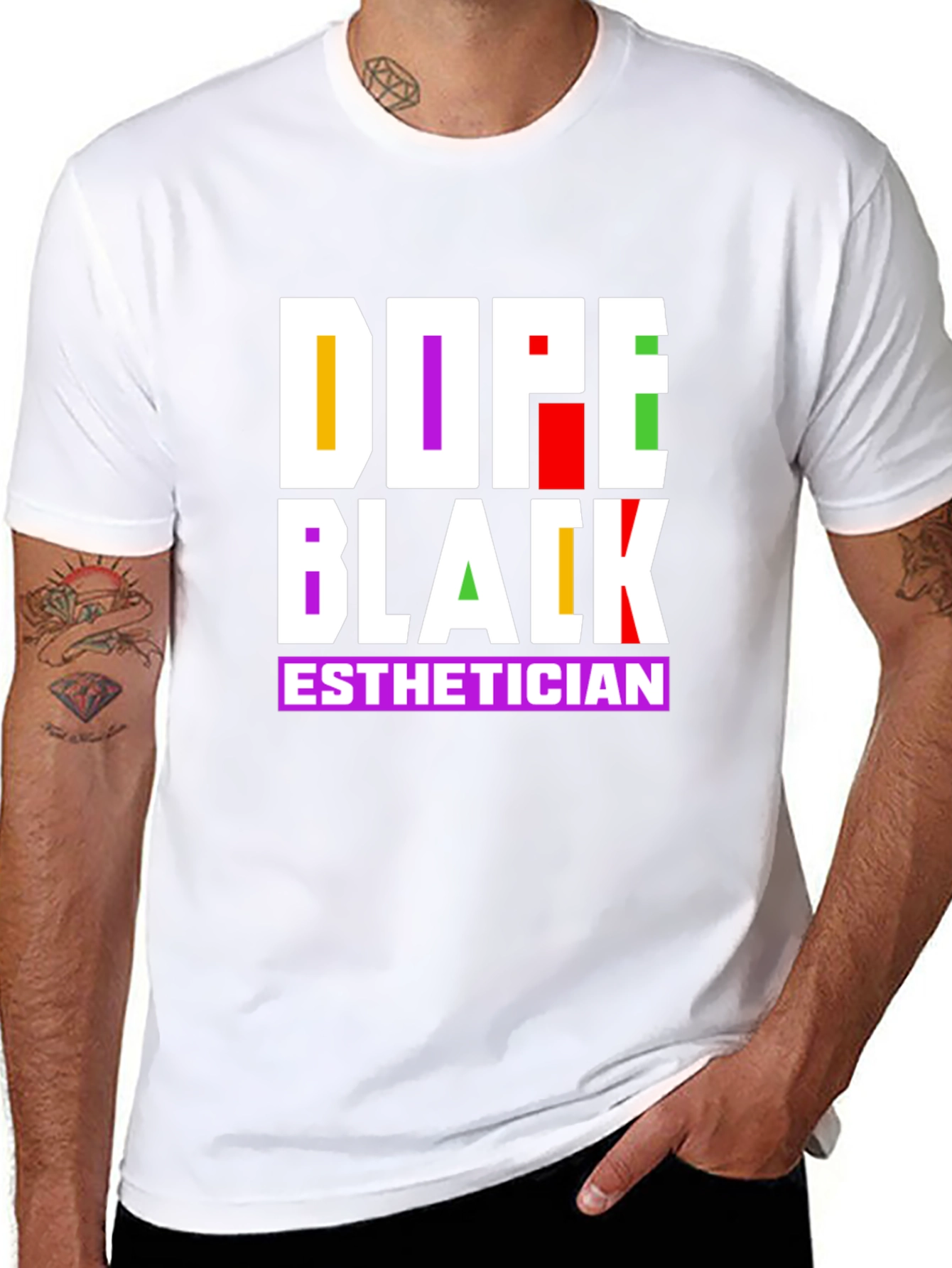 Dope Black Esthetician Graphic Tee