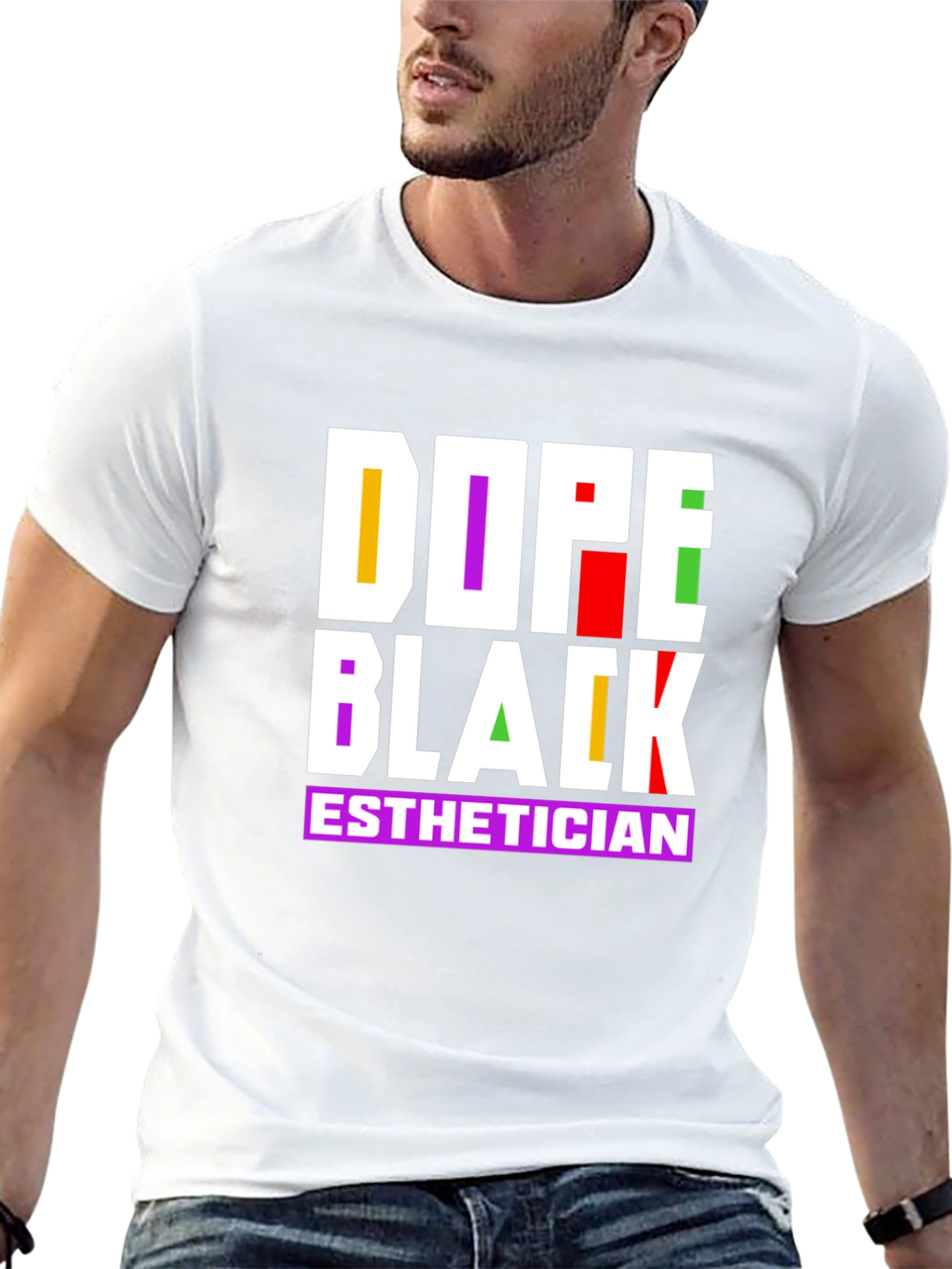 Dope Black Esthetician Graphic Tee