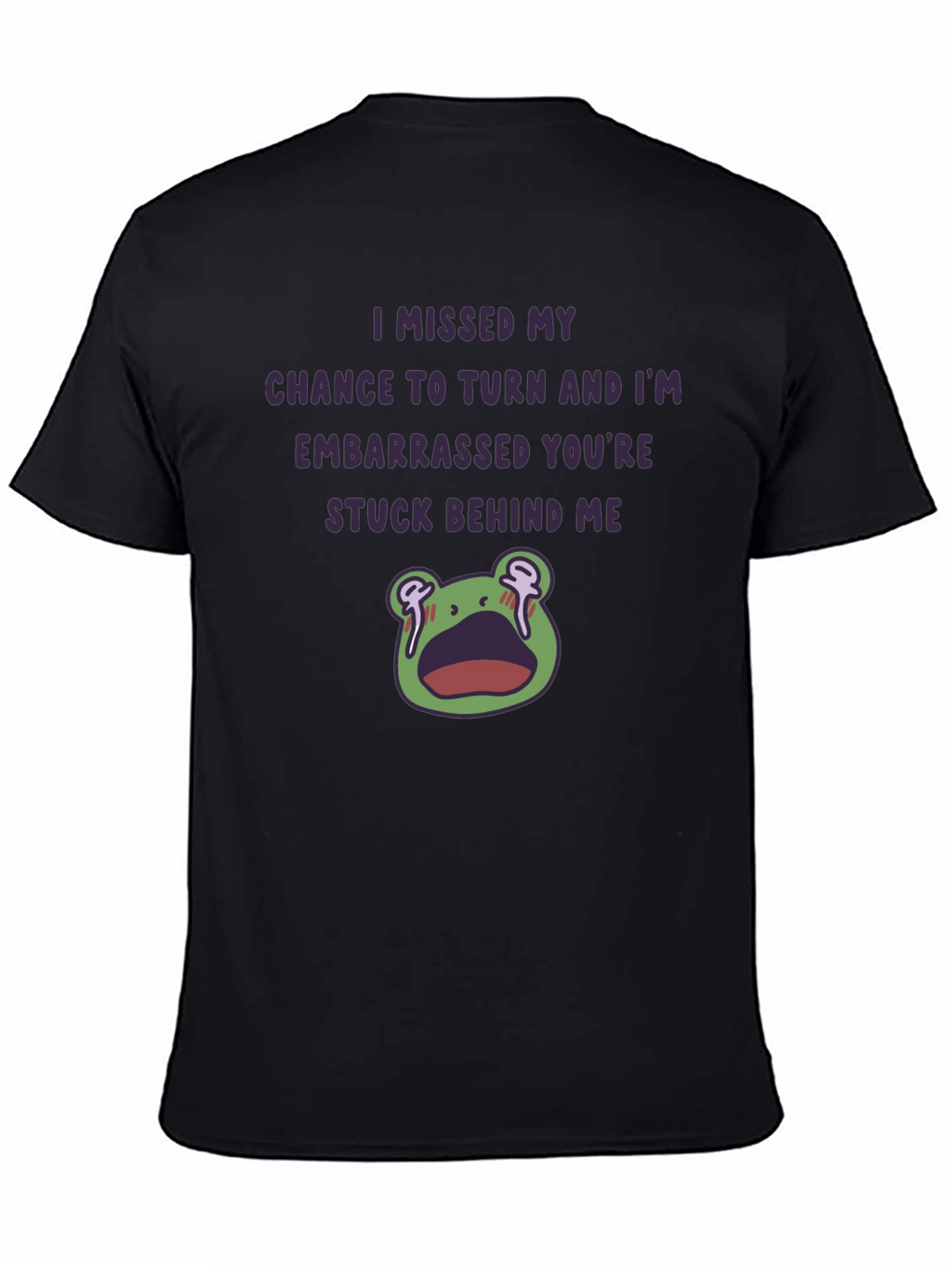 Funny Embarrassed Frog Graphic Tee