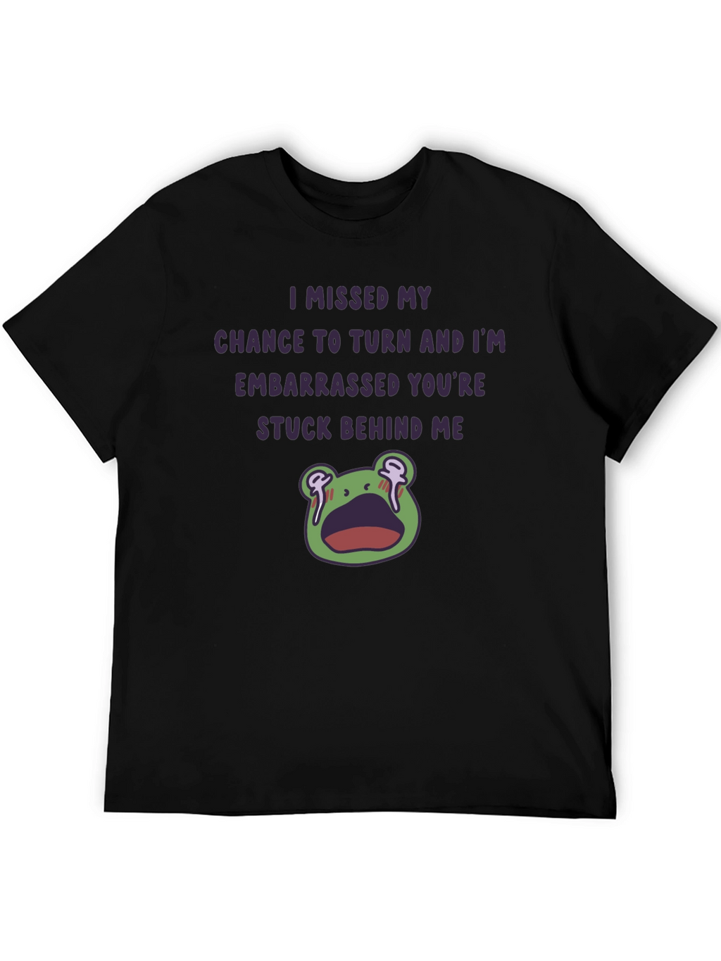 Funny Embarrassed Frog Graphic Tee