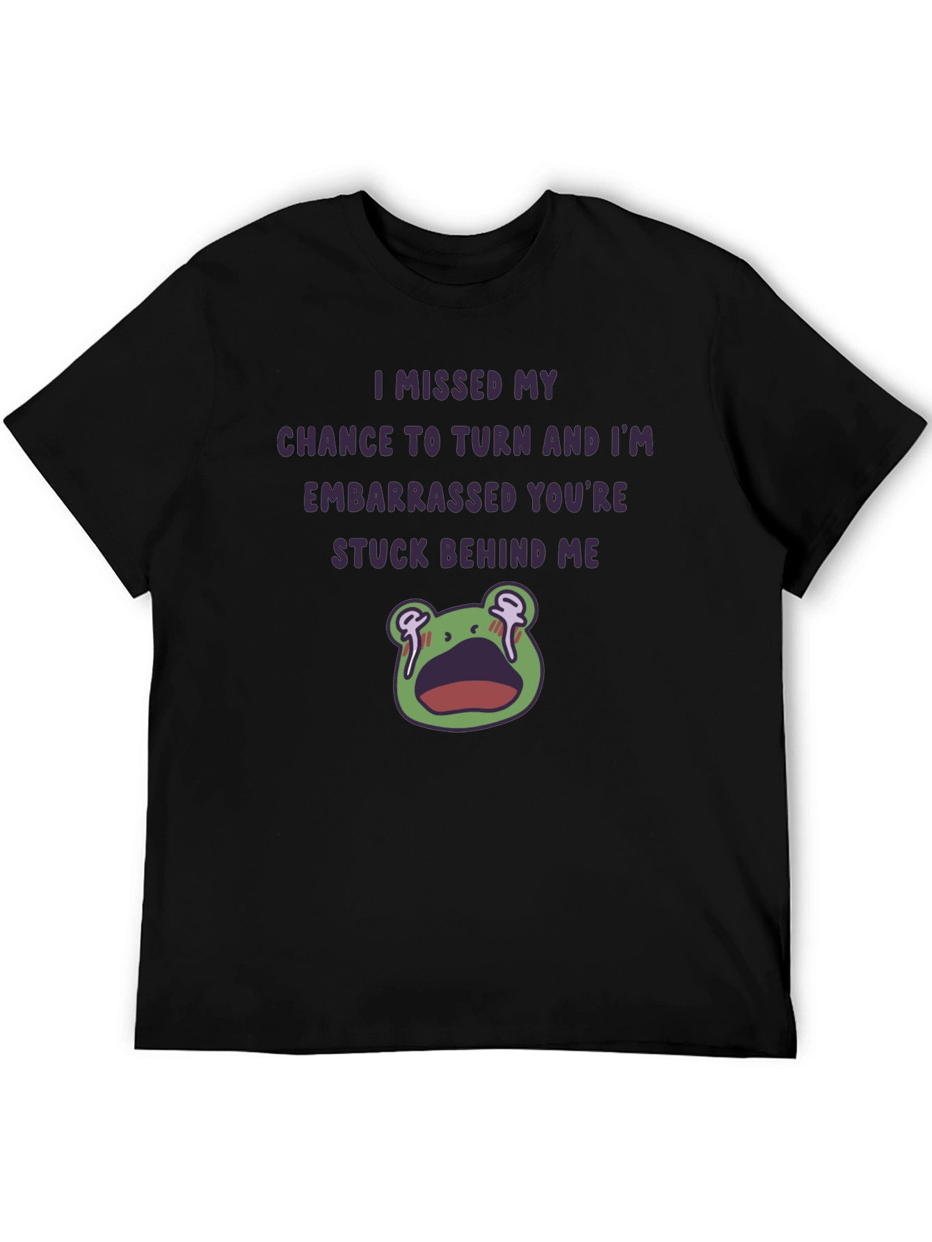 Funny Embarrassed Frog Graphic Tee