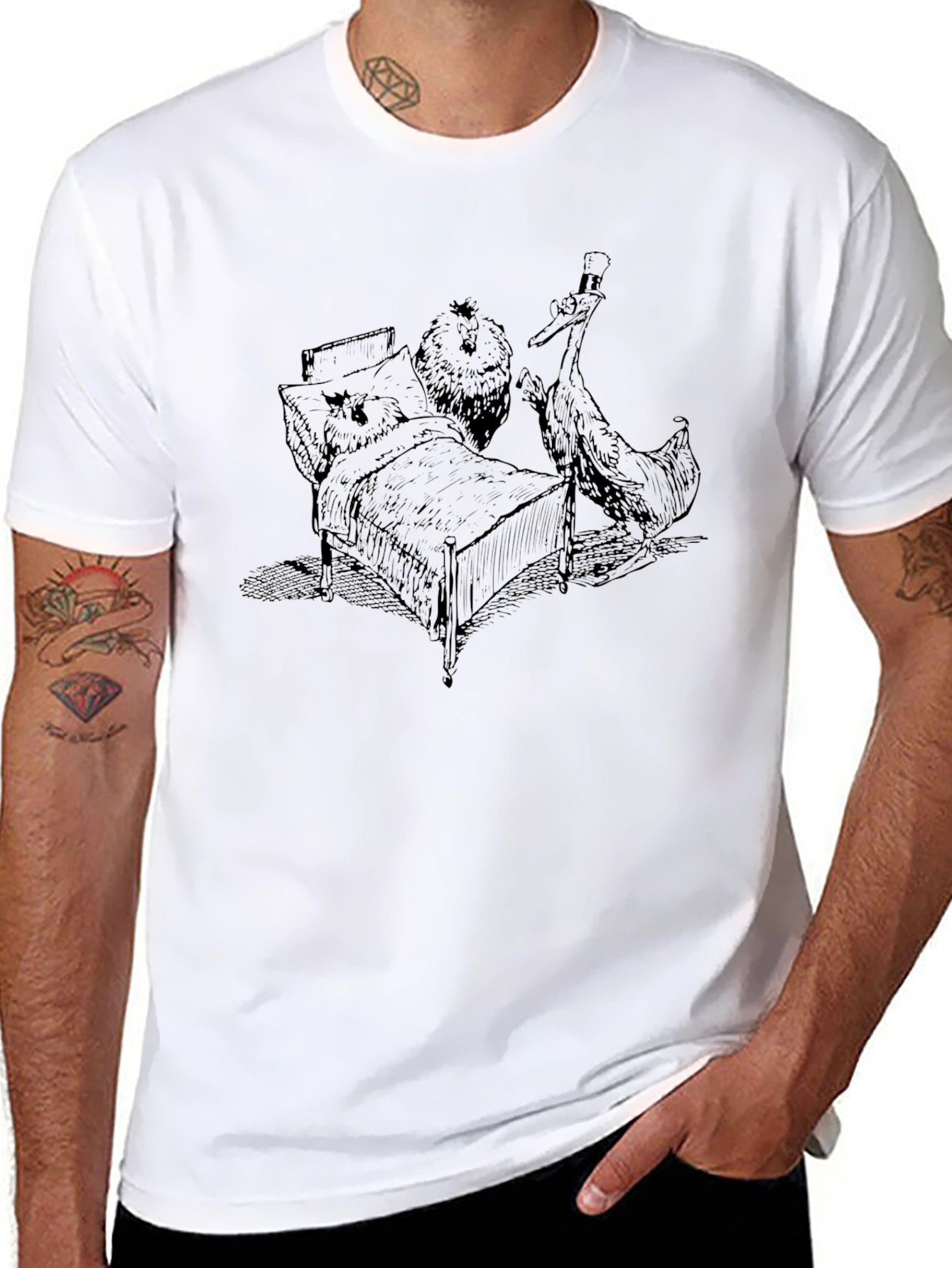 Quirky Bedtime Story Graphic Tee