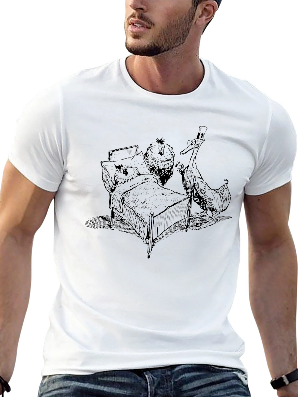 Quirky Bedtime Story Graphic Tee