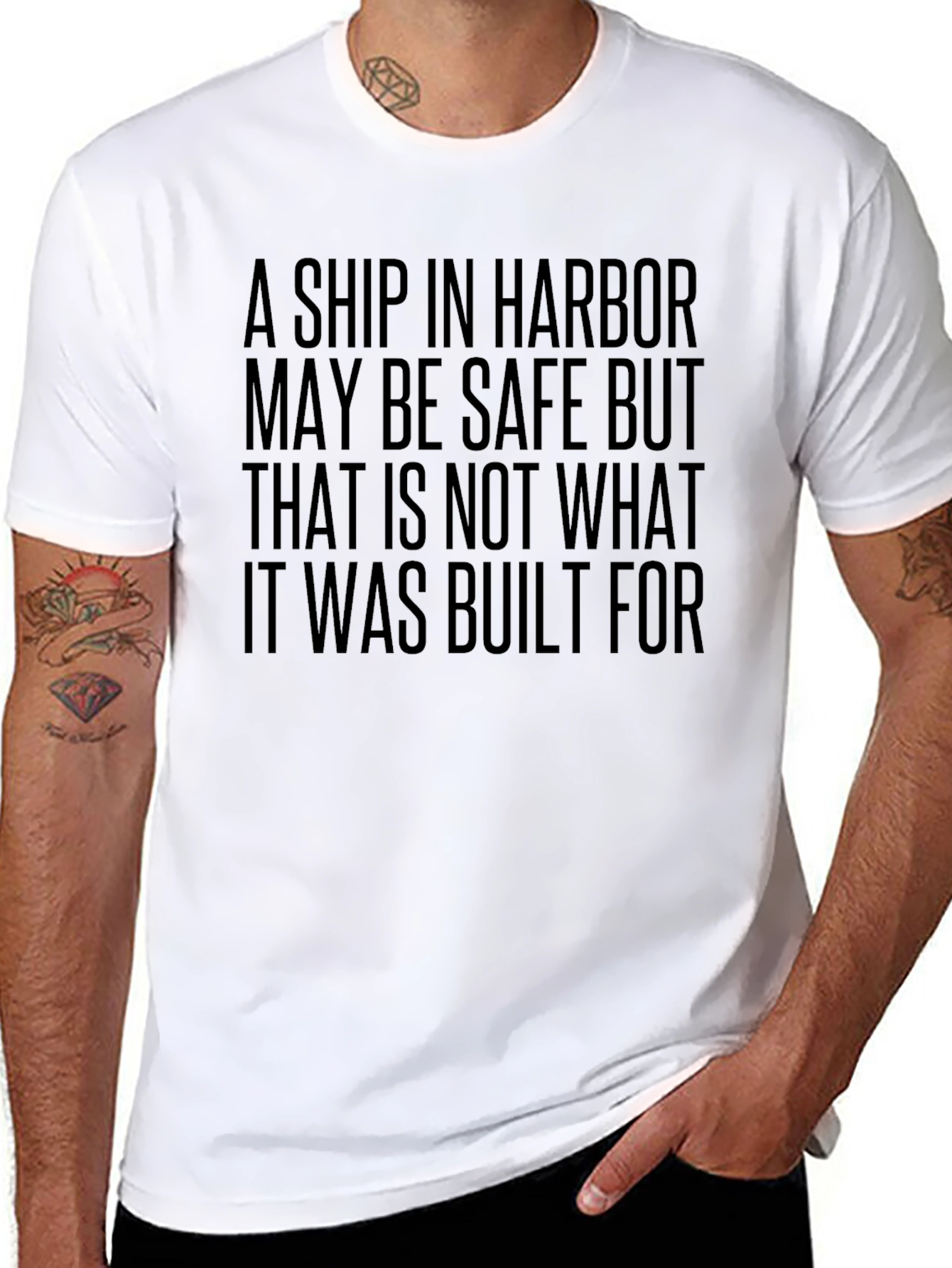 Inspirational Ship T-Shirt - Take Risks