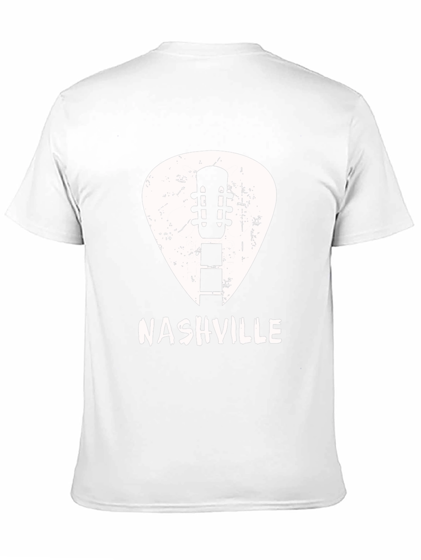 Nashville Guitar Pick Graphic Tee - Cool Music City Shirt