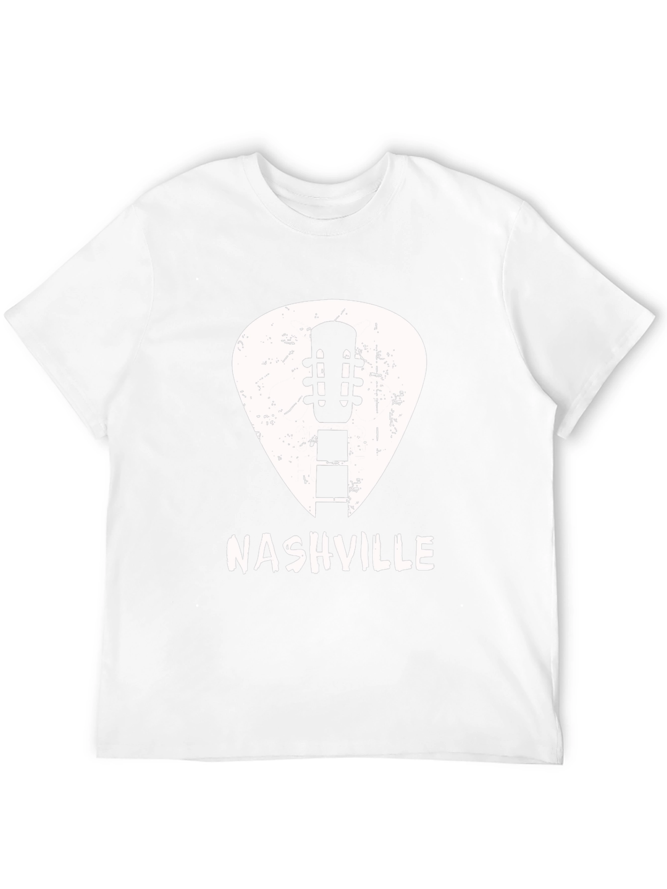 Nashville Guitar Pick Graphic Tee - Cool Music City Shirt