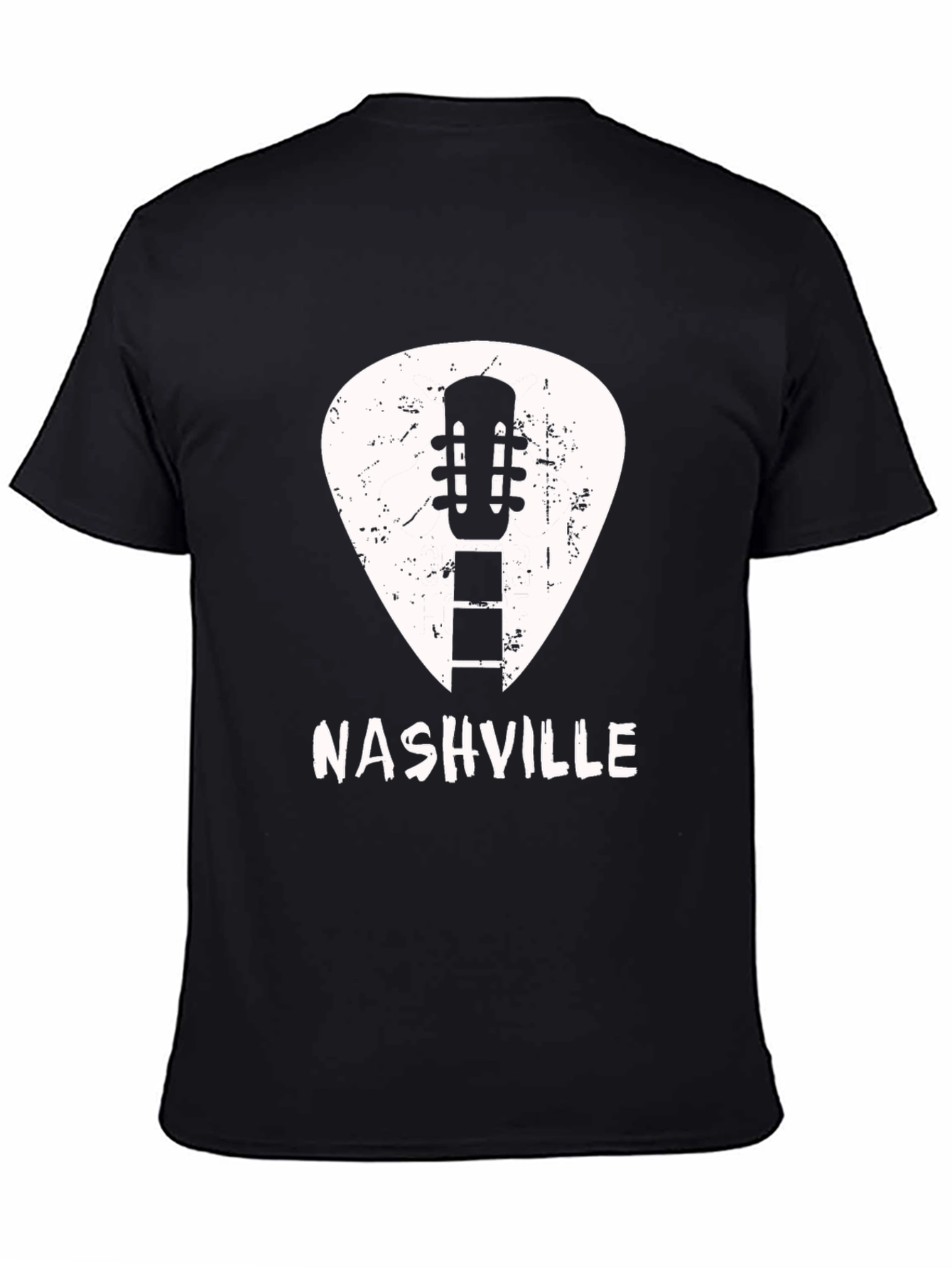 Nashville Guitar Pick Graphic Tee - Cool Music City Shirt