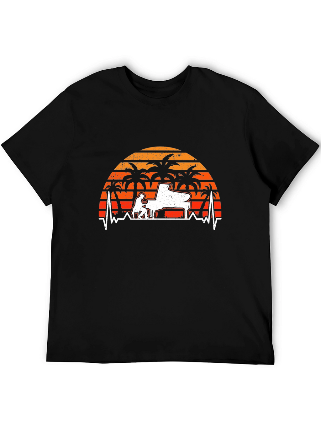 Piano Sunset Graphic Tee