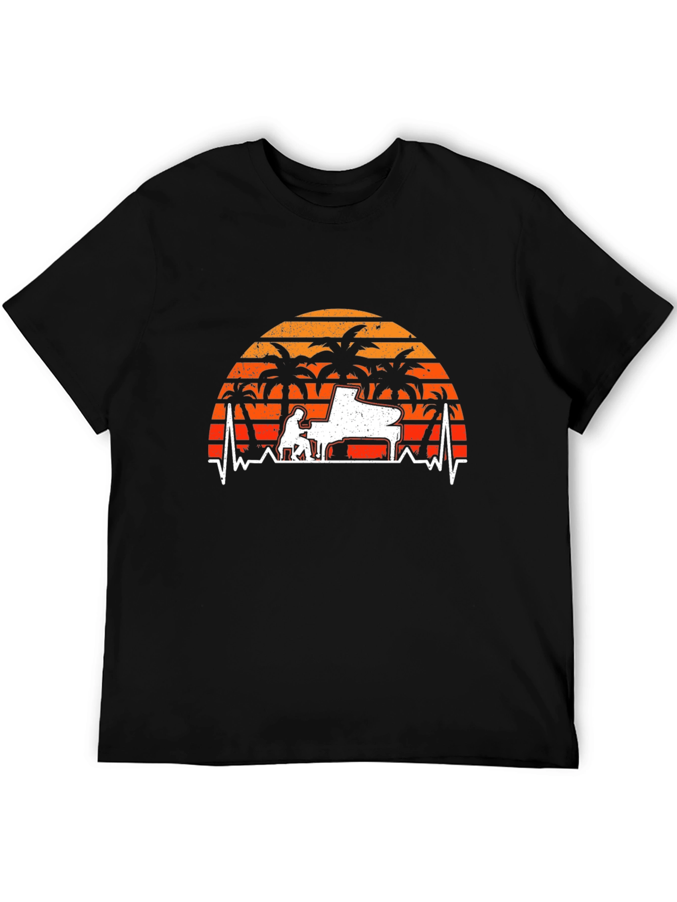 Piano Sunset Graphic Tee