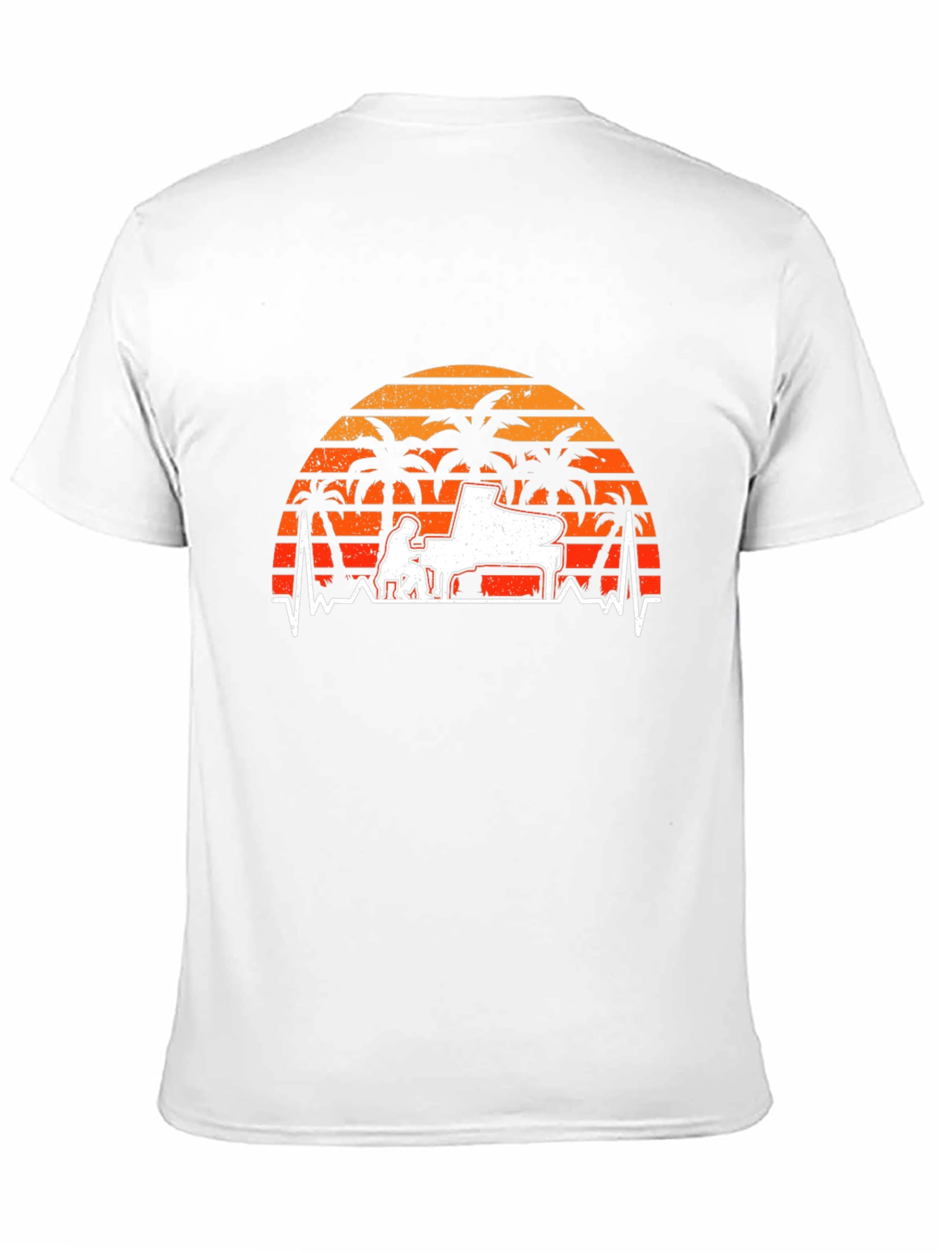 Piano Sunset Graphic Tee