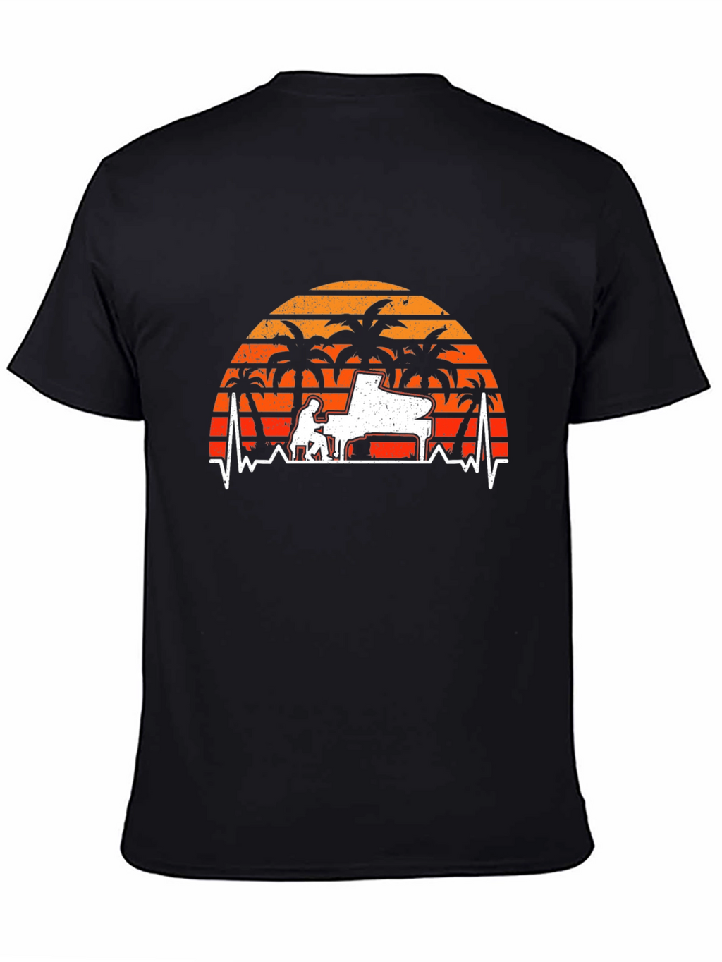 Piano Sunset Graphic Tee
